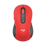 Optical - Wireless - Bluetooth/Radio Frequency - Red - USB - 2000 dpi - Scroll Wheel - 5 Button(s) - 5 Programmable Button(s) - Large Hand/Palm Size