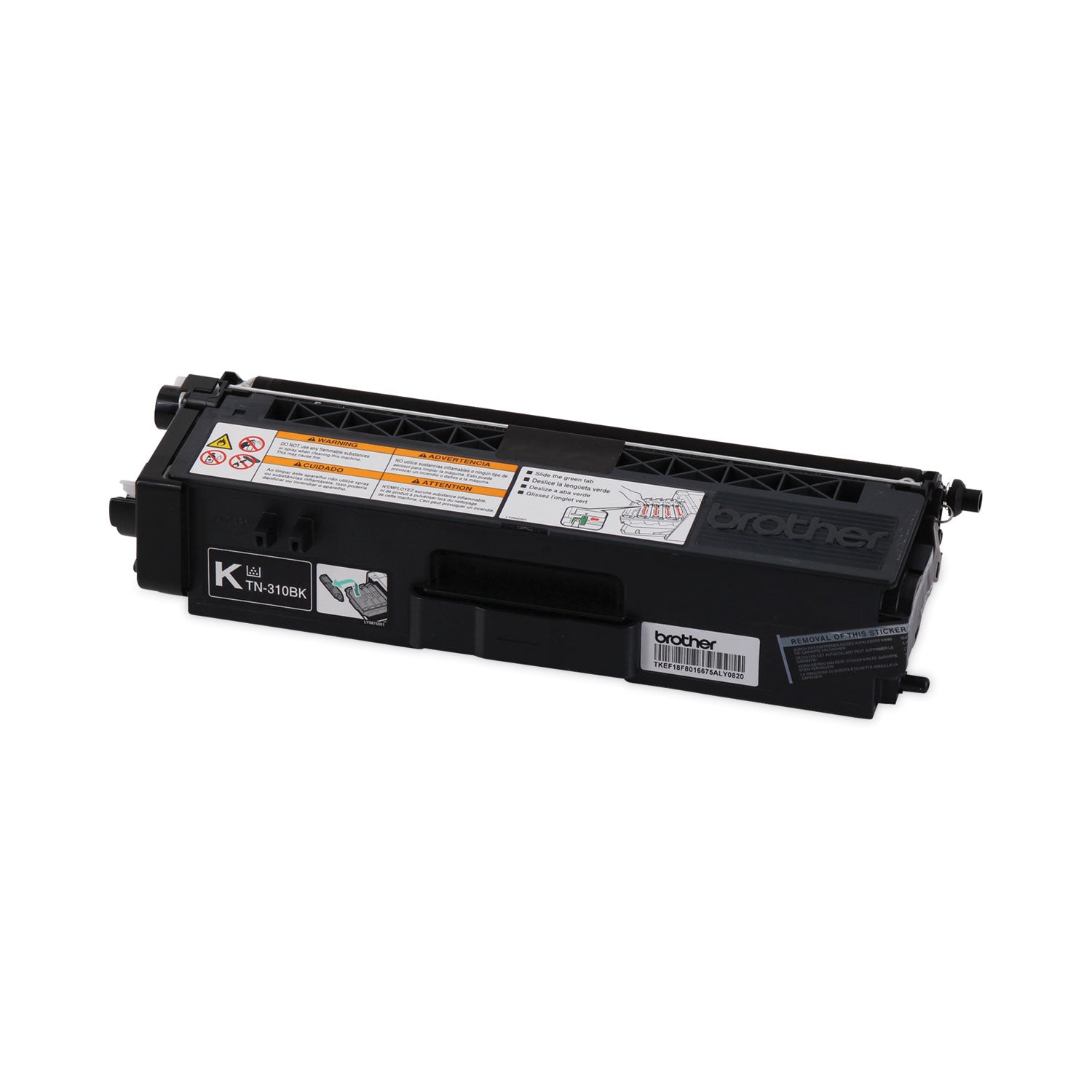 Brother TN310BK Original Laser Toner Cartridge - Black - 1 Each