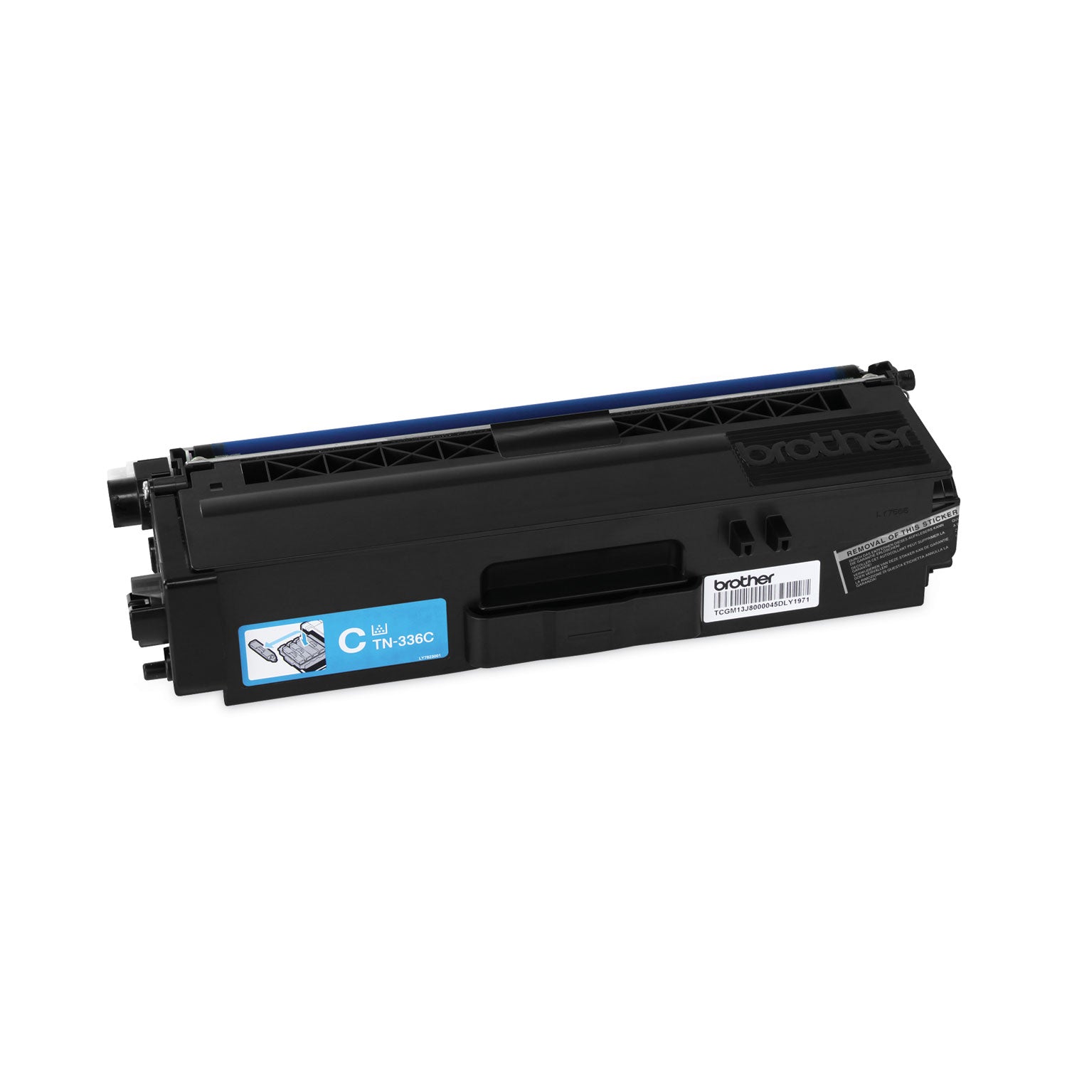 Brother TN336C Original High Yield Laser Toner Cartridge - Cyan - 1 Each