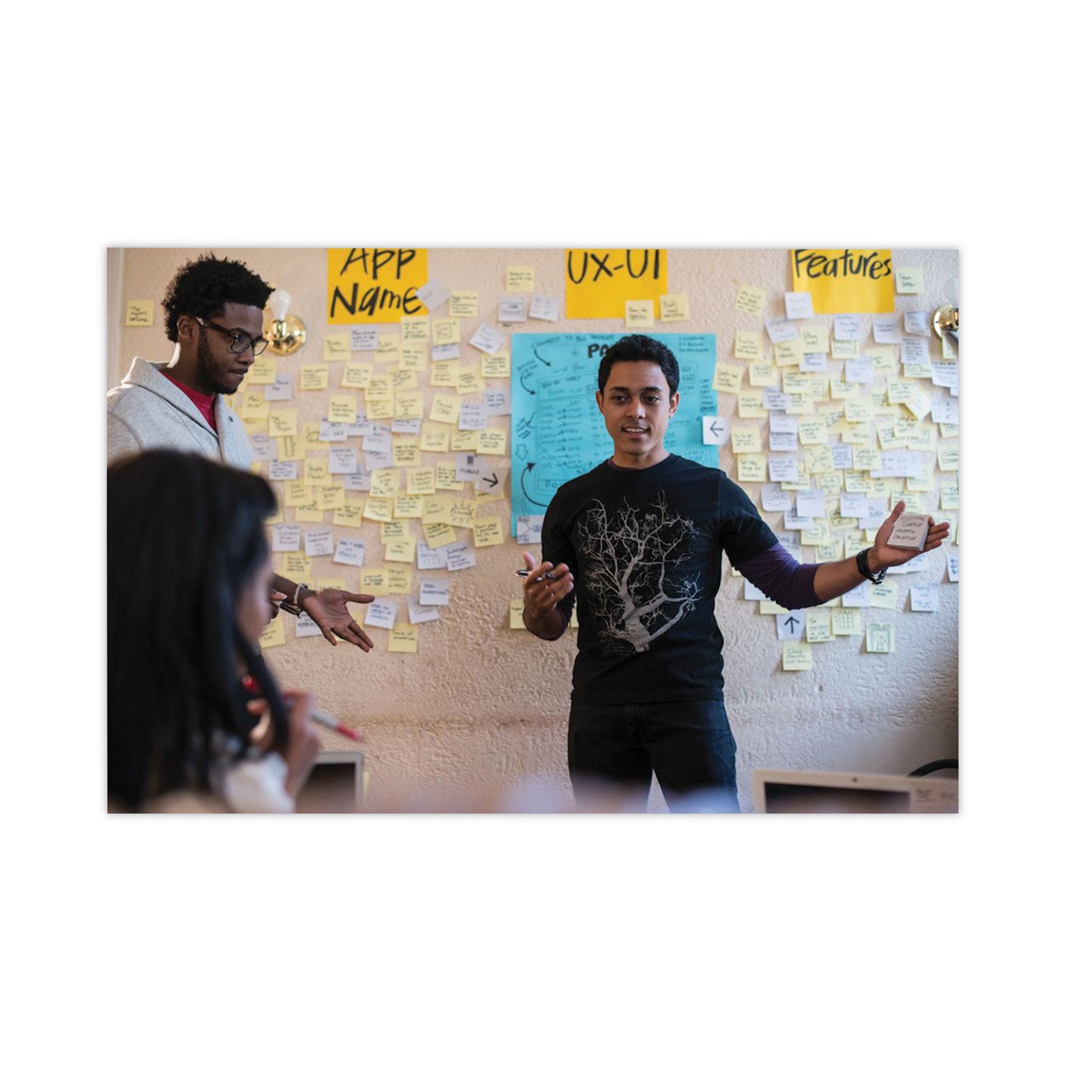 Post-it&reg; Super Sticky Notes - 1080 - 3" Flag/Note Width x 3" Flag/Note Length - Square - 90 Sheets per Pad - Unruled - Canary Yellow - Paper - Self-adhesive - 12 / Pack