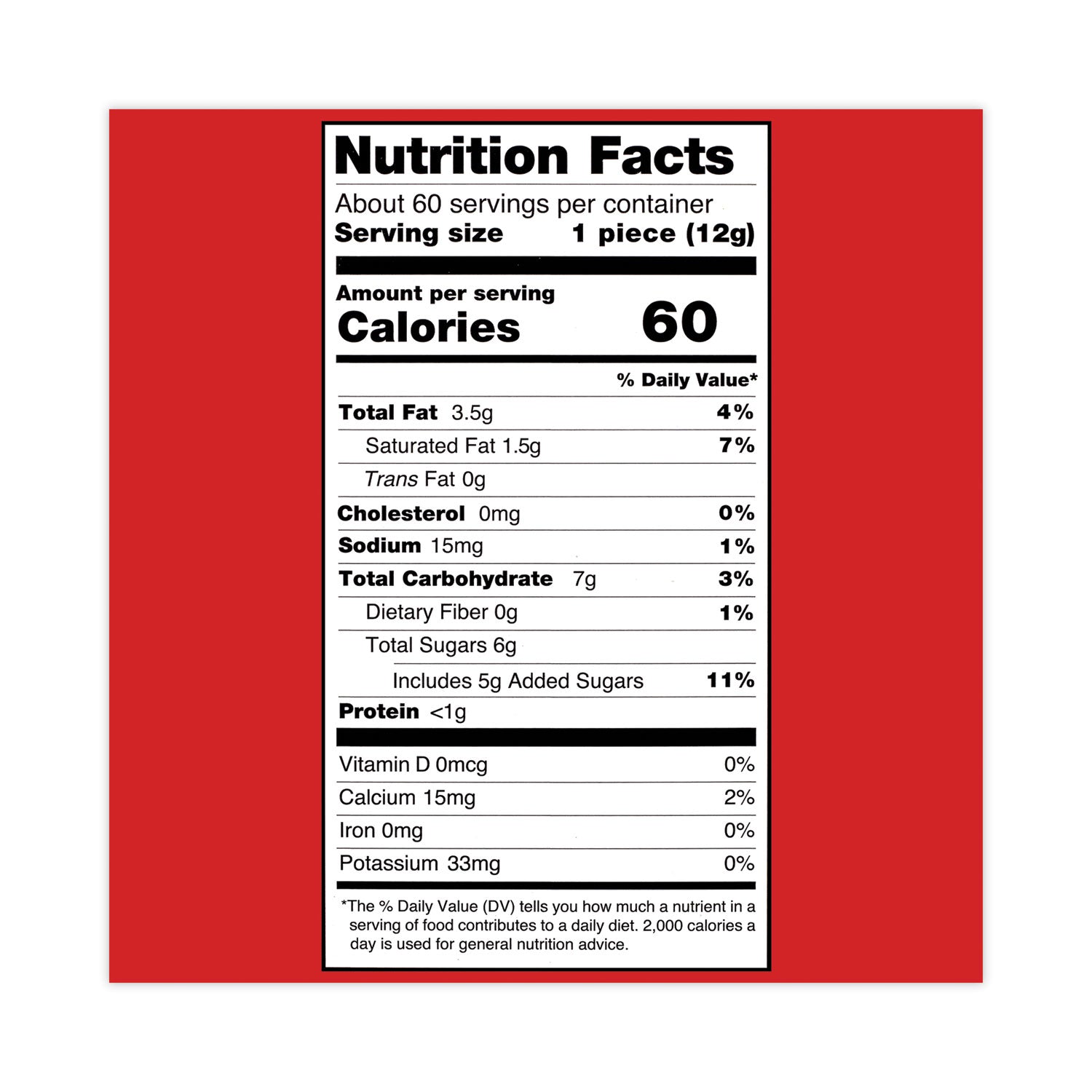 Turtles Original Bite Size Candy, 0.42 oz, 60/Carton