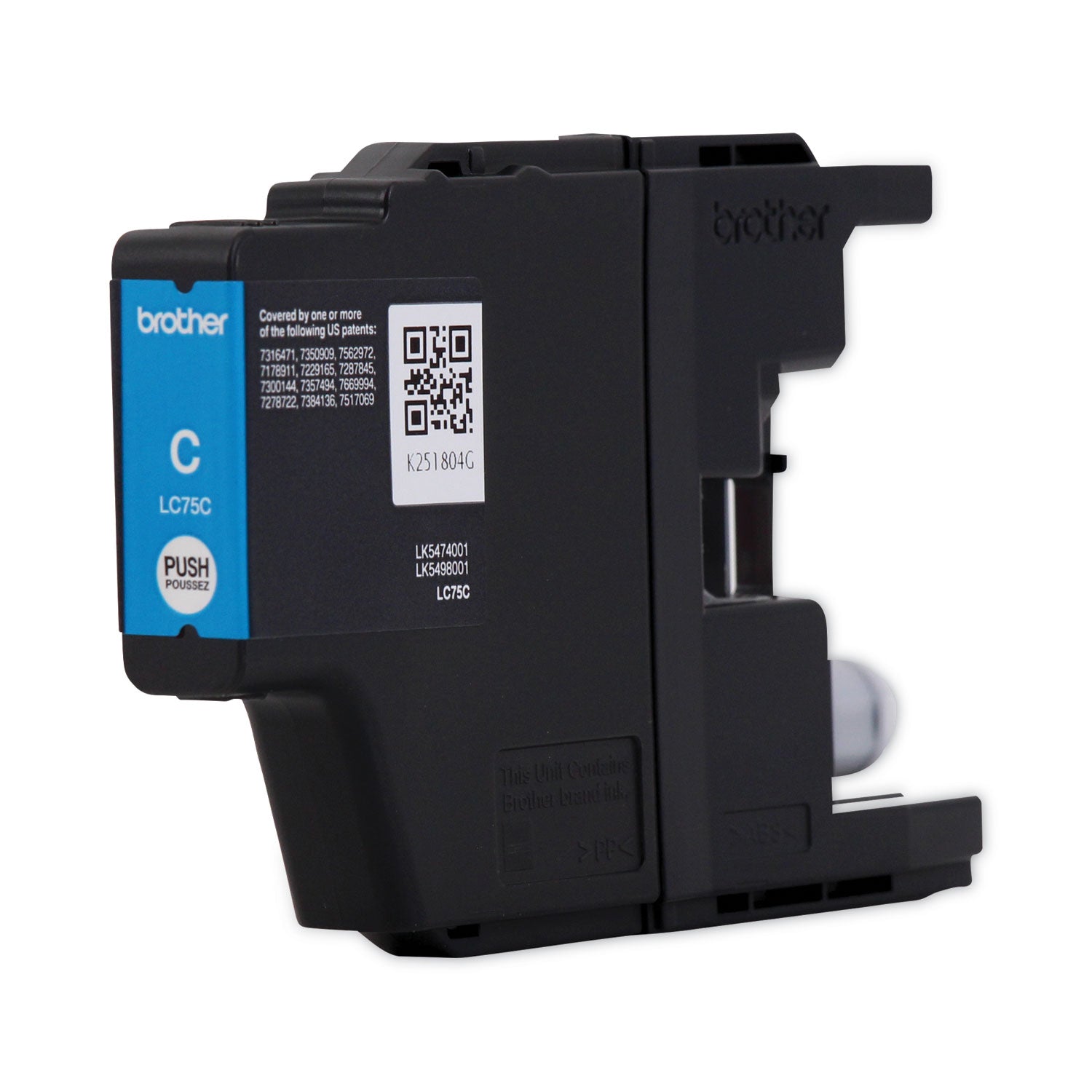 Brother Innobella LC75C Original Inkjet Ink Cartridge - Cyan - 1 Each