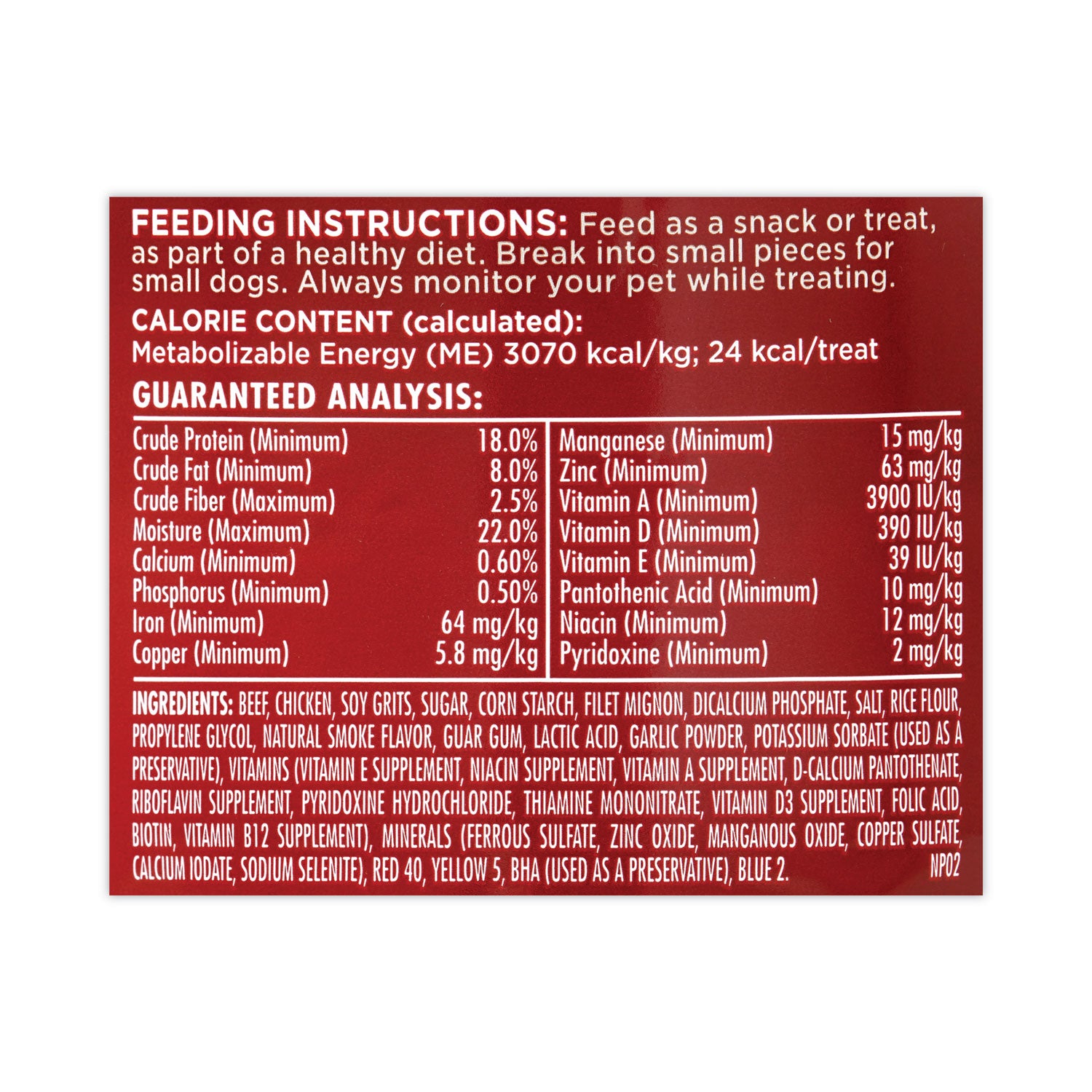 For Dog - Chewy - Beef, Filet Mignon - 2.31 lb