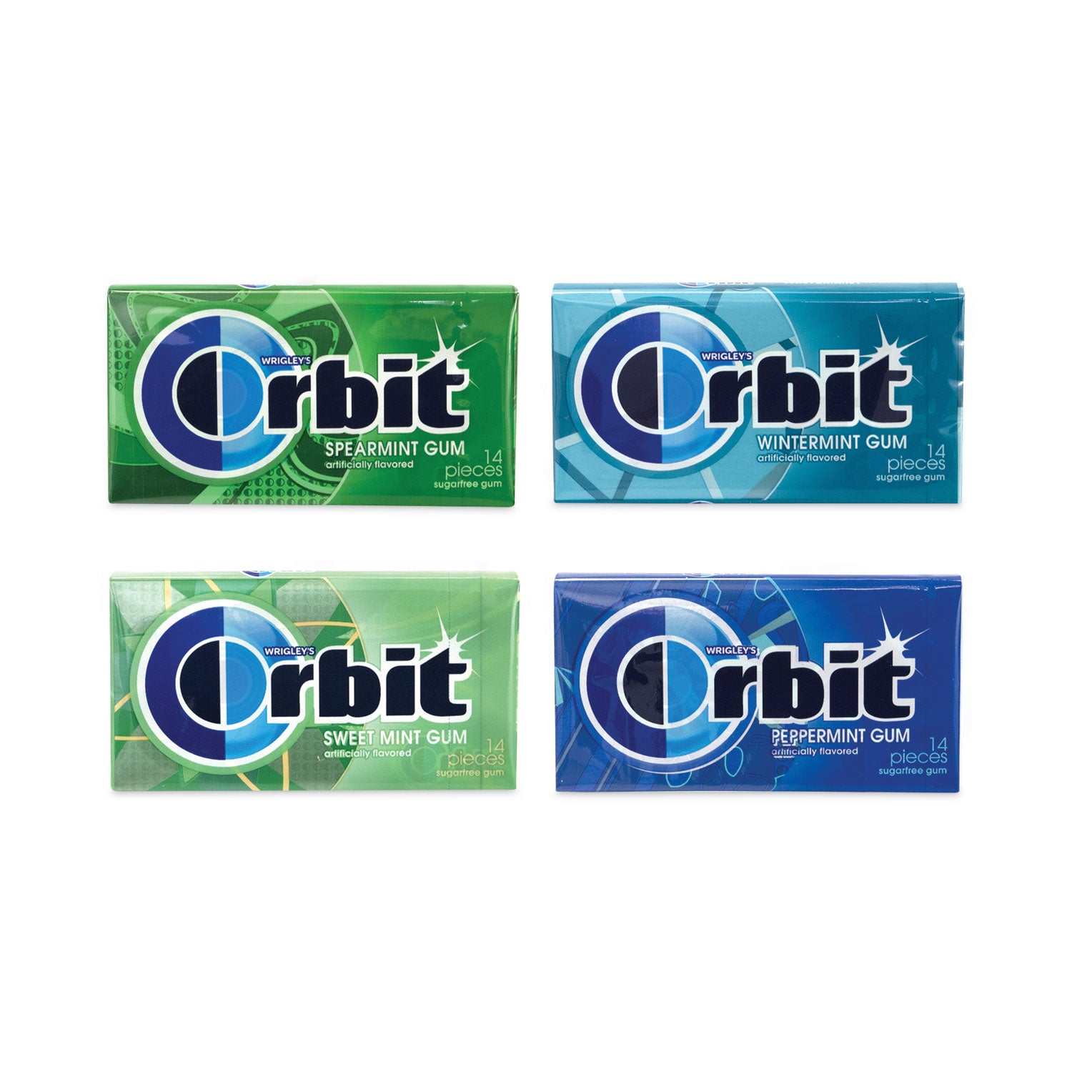 Peppermint, Spearmint, Sweet Mint, Wintermint - 14 Pieces - 18 / Carton