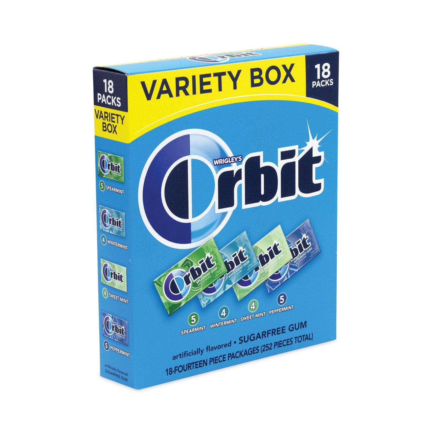 Peppermint, Spearmint, Sweet Mint, Wintermint - 14 Pieces - 18 / Carton