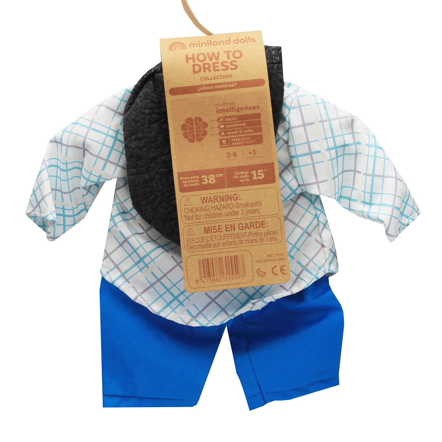 Doll Clothes, Fits 15" Dolls, Mild Weather Outfit