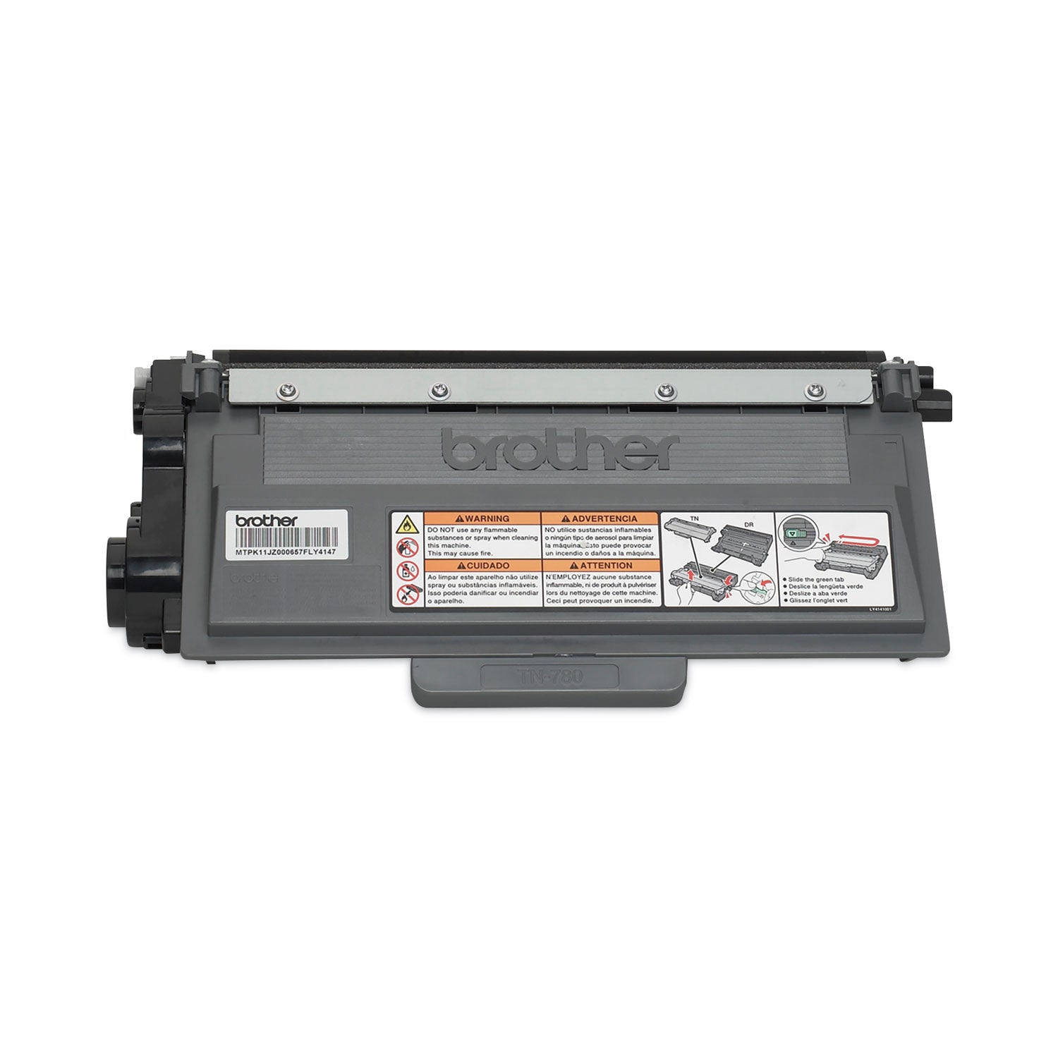 Brother TN-780 Original High Yield Laser Toner Cartridge - Black - 1 Each