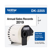 2 2/5" Width x 100 ft Length - Direct Thermal - 1 Roll
