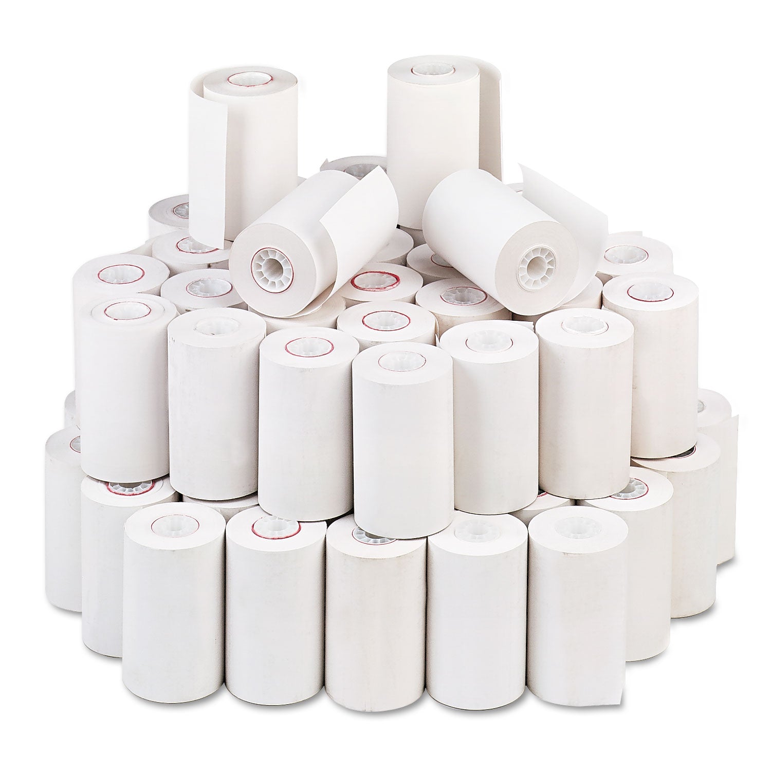 ICONEX 3-1/8" Thermal POS Receipt Paper Roll - 3 1/8" x 90 ft - White - 72 / Carton