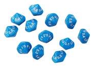 10-Sided Place Value Dice - Tenths - Set of 12