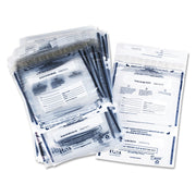 15" Length x 11" Width x 6 mil (152 Micron) Thickness - Clear - Plastic - Currency, Check, Receipt - 100 / Pack
