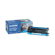 Brother TN110C Original Laser Toner Cartridge - Cyan - 1 Each