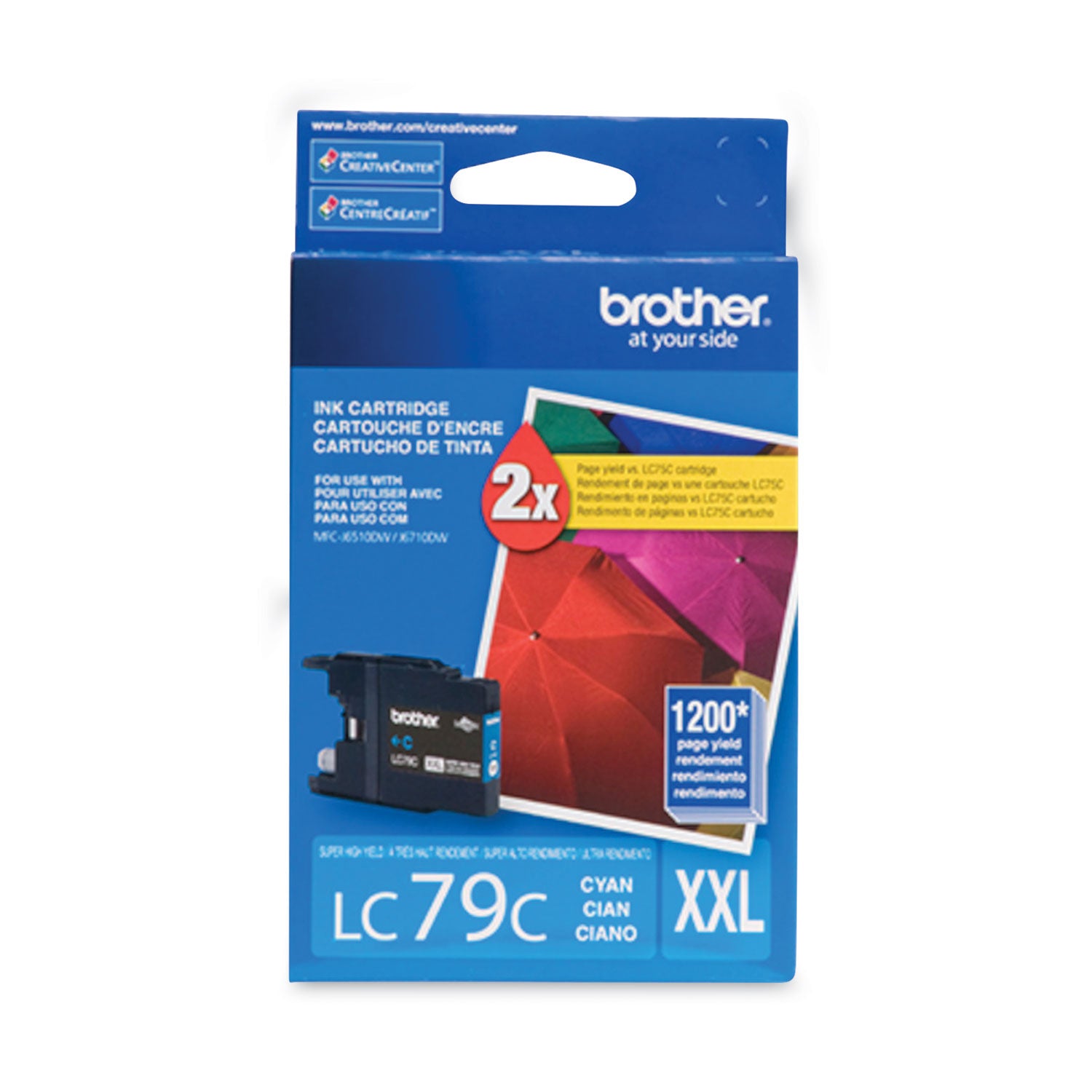 Brother Innobella LC79C Original Inkjet Ink Cartridge - Cyan - 1 Each