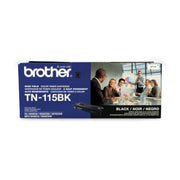 Brother TN115BK Original Laser Toner Cartridge - Black - 1 Each
