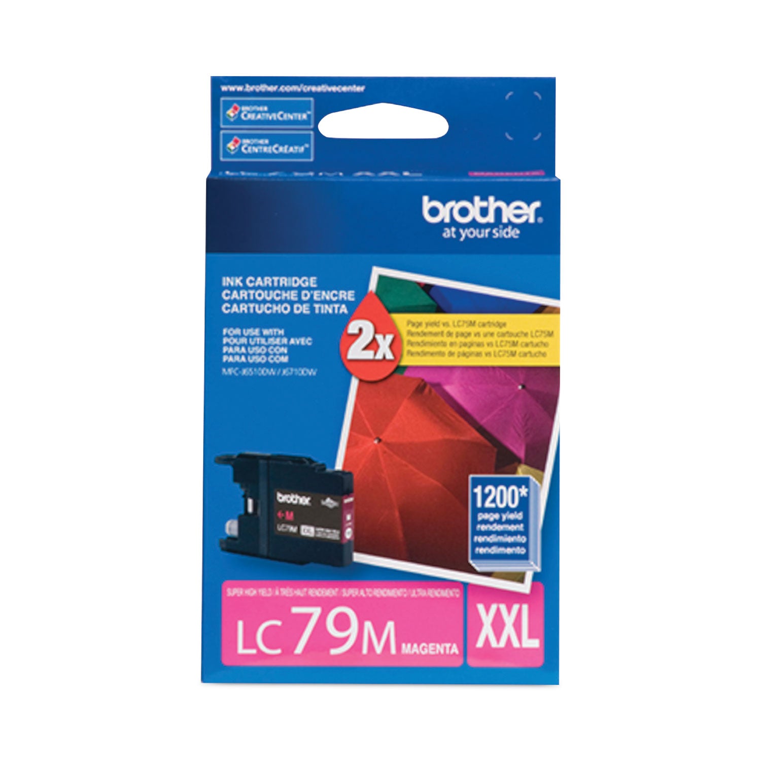 Brother Innobella LC79M Original Inkjet Ink Cartridge - Magenta - 1 Each