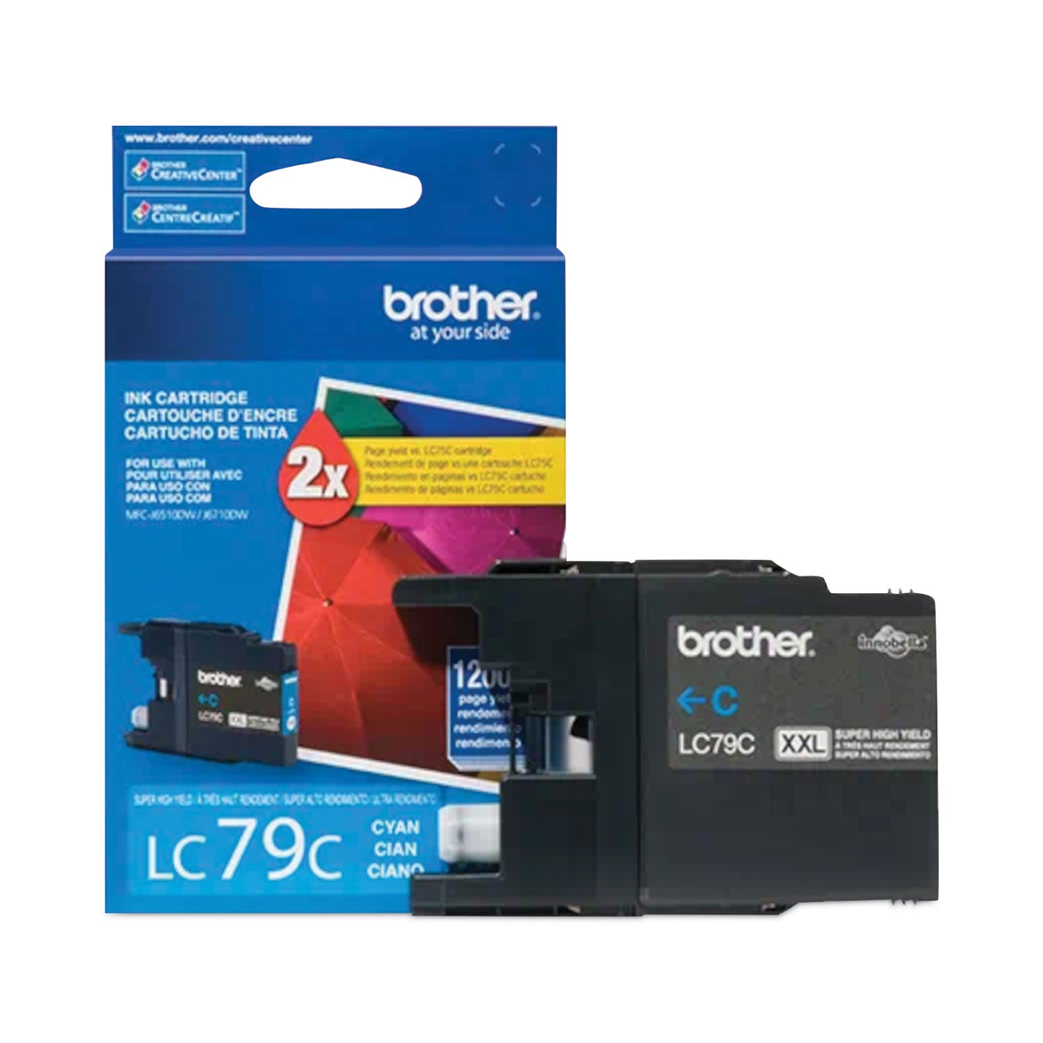 Brother Innobella LC79C Original Inkjet Ink Cartridge - Cyan - 1 Each