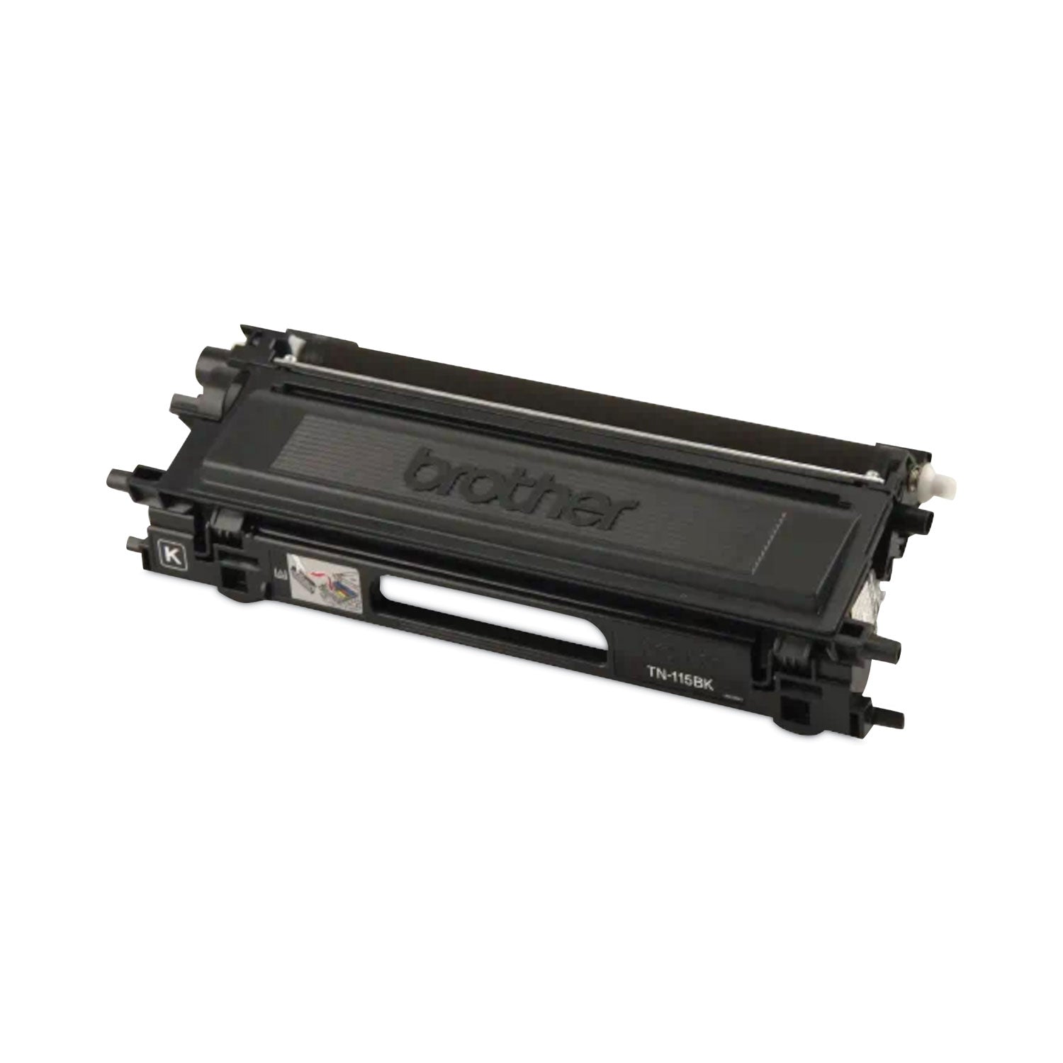 Brother TN115BK Original Laser Toner Cartridge - Black - 1 Each