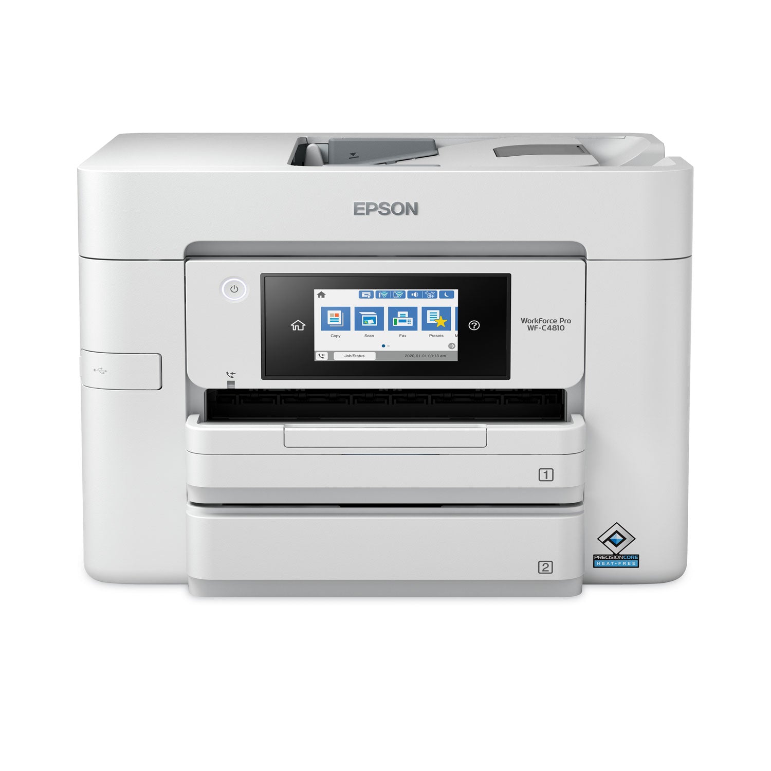 Copier/Fax/Printer/Scanner - Automatic Duplex Print - Color Scanner - 1200 dpi Optical Scan - Color Fax - Wireless LAN - For Plain Paper Print - 1 Each