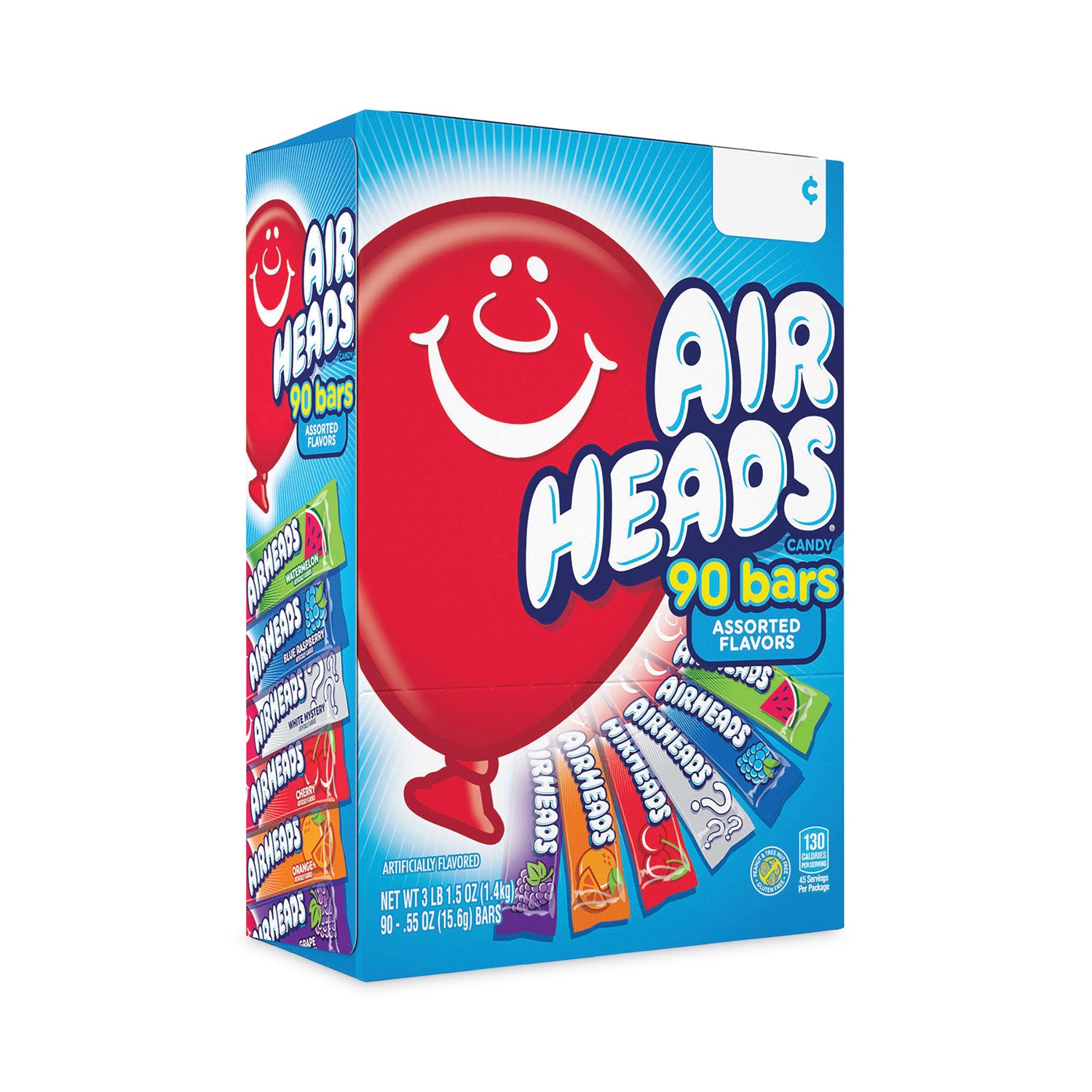 Orange, Blue Raspberry, Cherry, Watermelon, Grape - 90 /Bag - 1 Carton