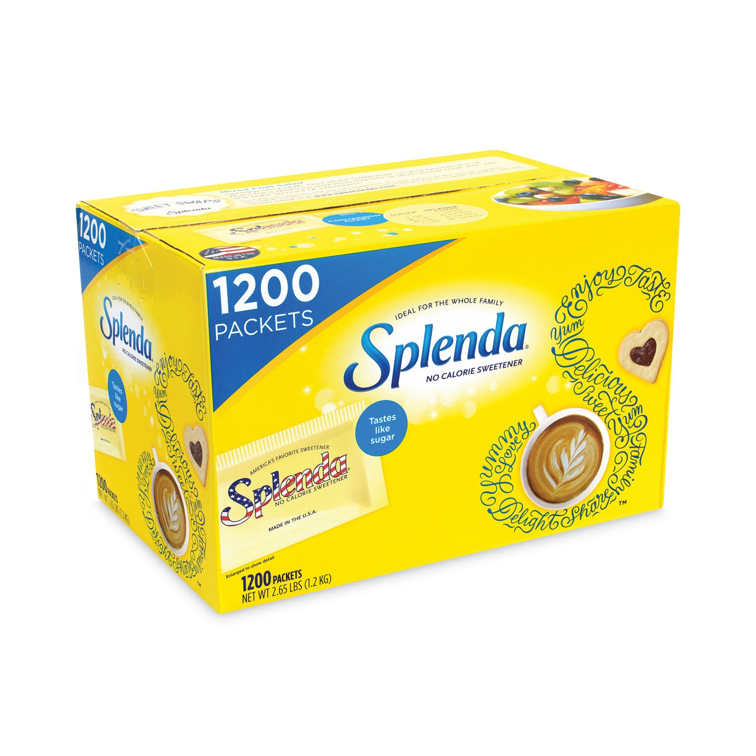 Artificial Sweetener - 1000 Packets/Bag - 1 Carton
