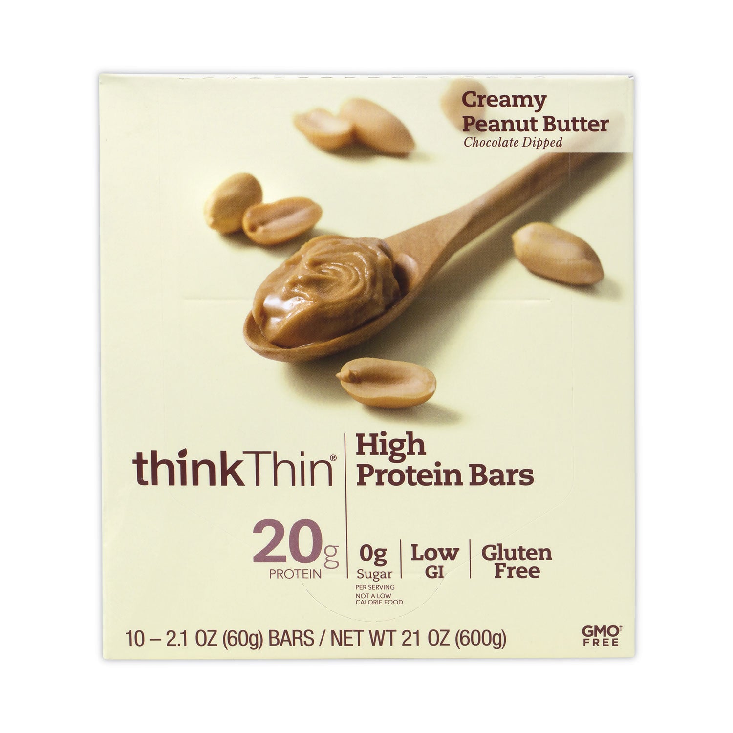 Green Rabbit Snack Bars - Creamy Peanut Butter - 1 / Carton