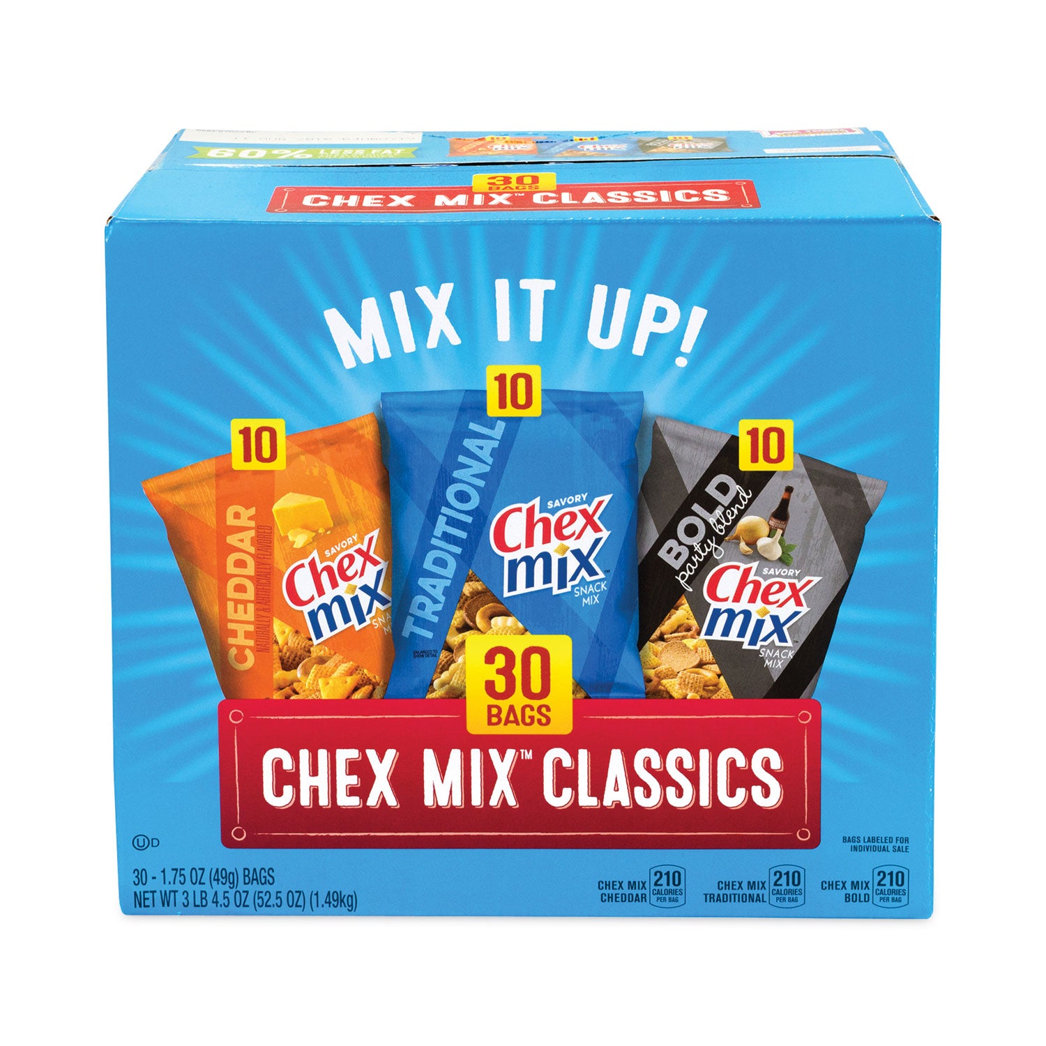 Gluten-free - Assorted - 30 - 3.09 lb - 30 / Carton