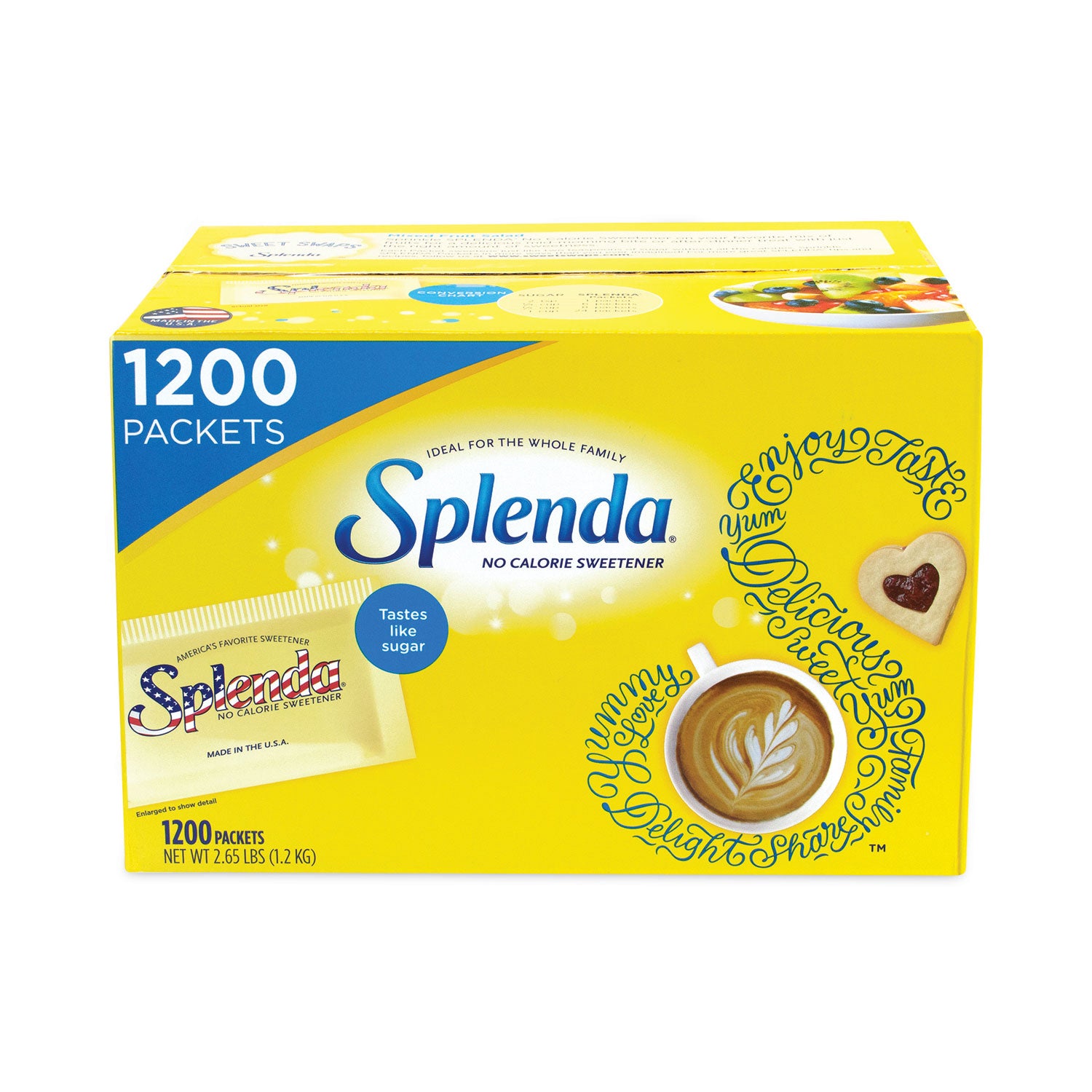 Artificial Sweetener - 1000 Packets/Bag - 1 Carton