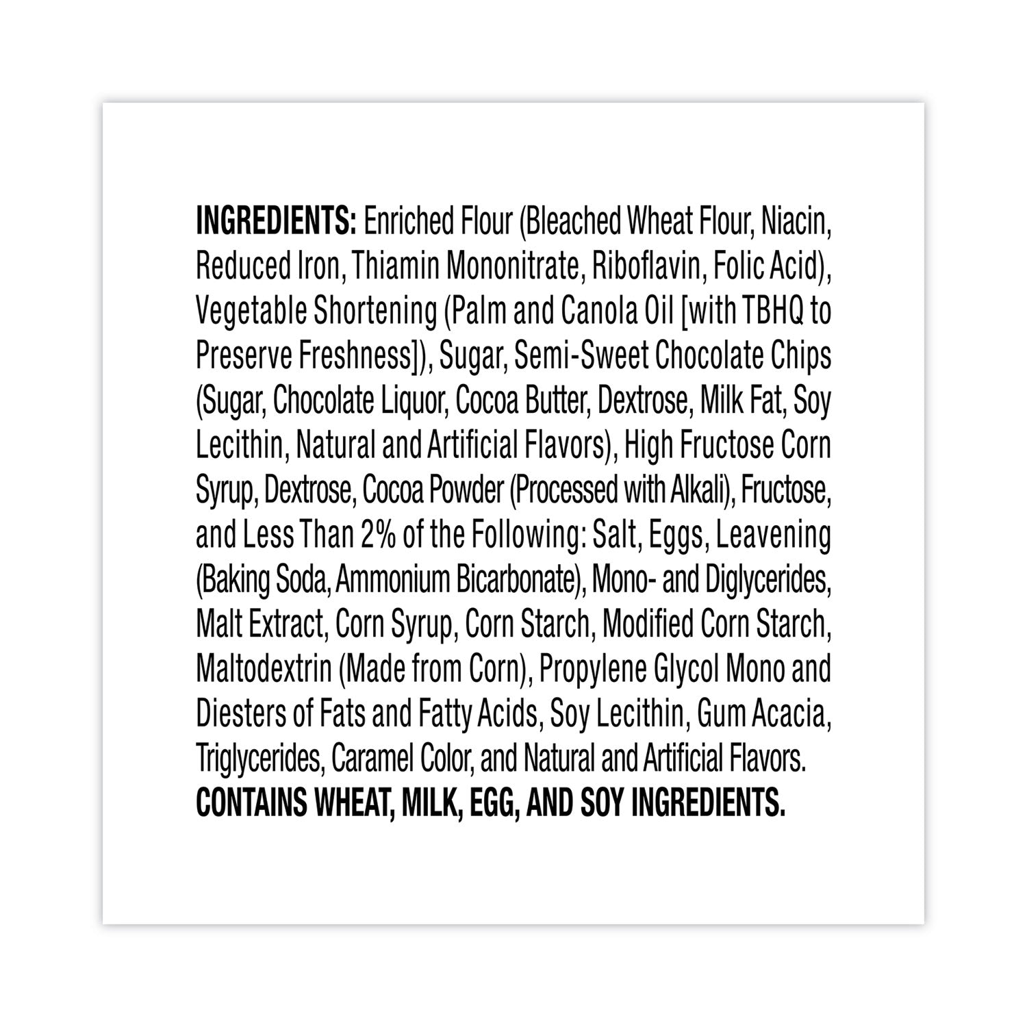 Big Chocolate Brownie, 2.5 oz Packet, 2 Brownies/Pack, 60 Packs/Carton