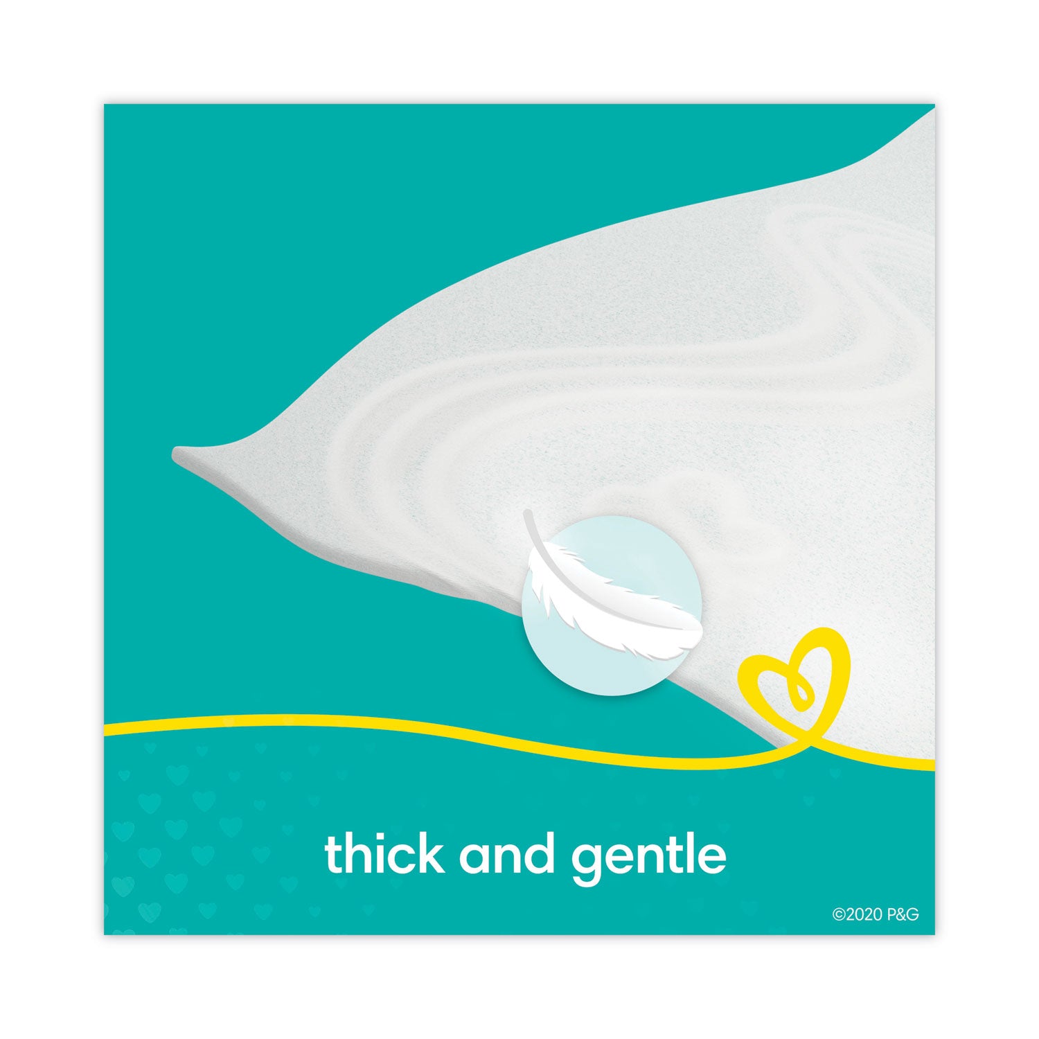 Pampers Baby Wipes Sensitive, White, 56 Pack