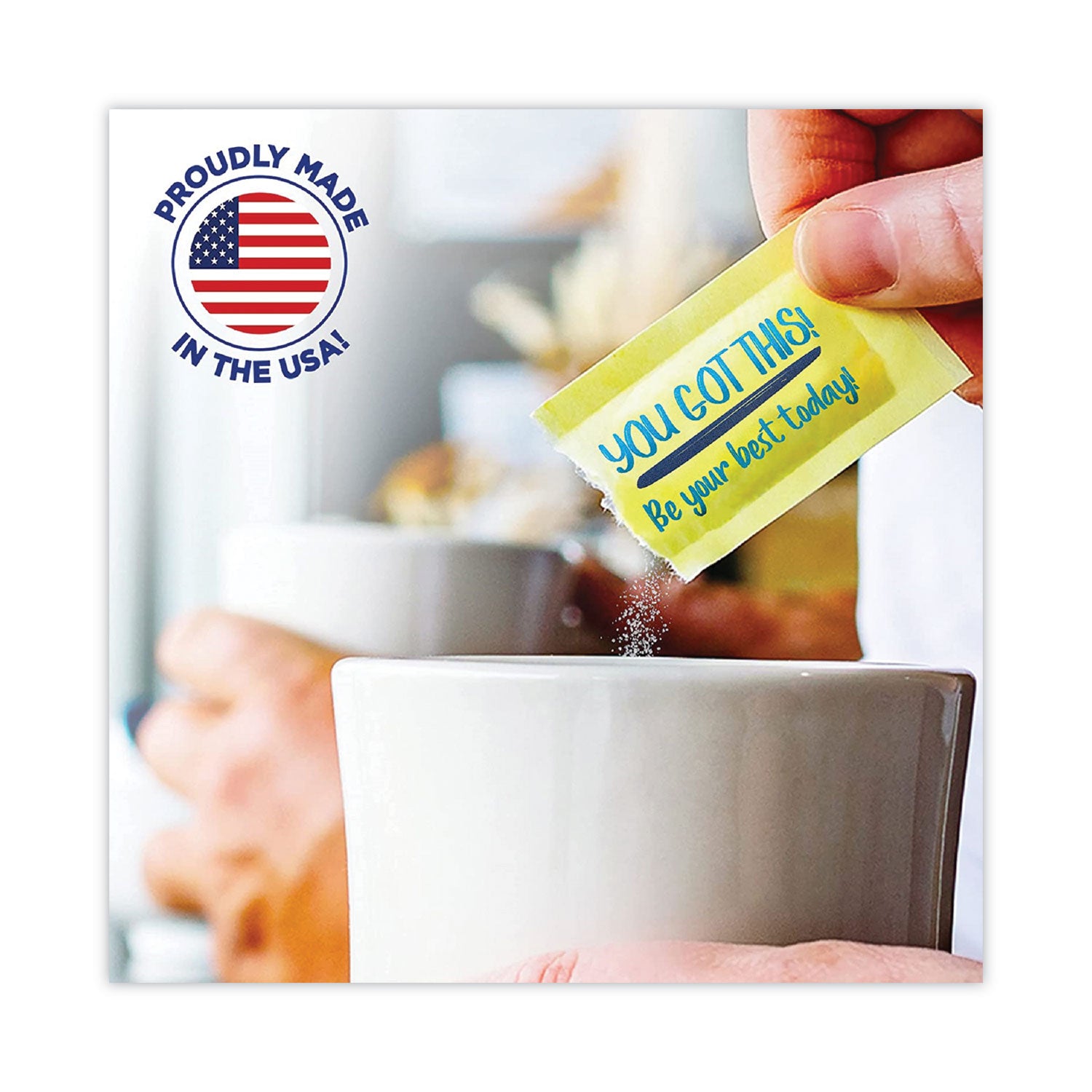 No Calorie Sweetener, 0.04 oz Packet, 400/Box, 6 Boxes/Carton