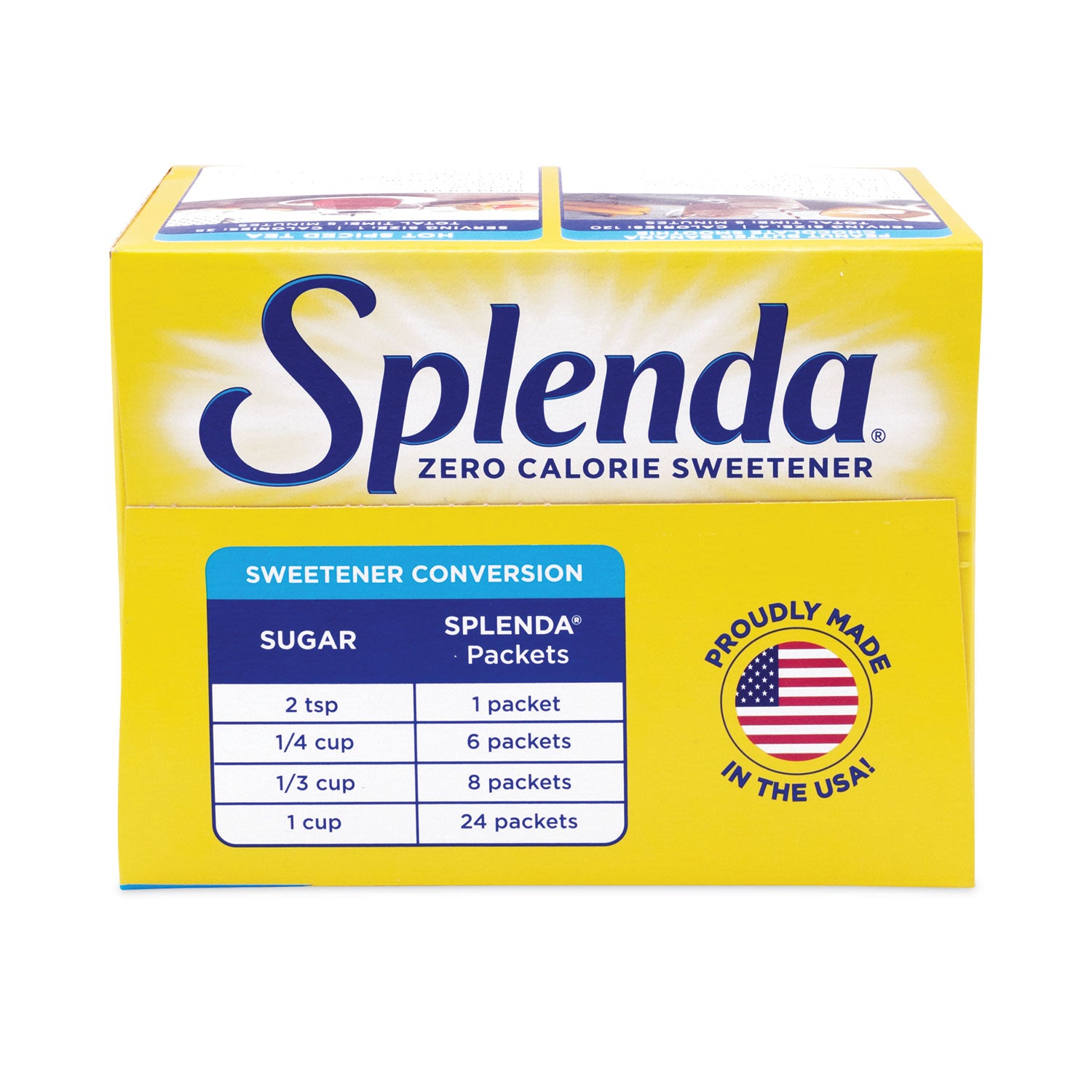 No Calorie Sweetener, 0.04 oz Packet, 400/Box, 6 Boxes/Carton