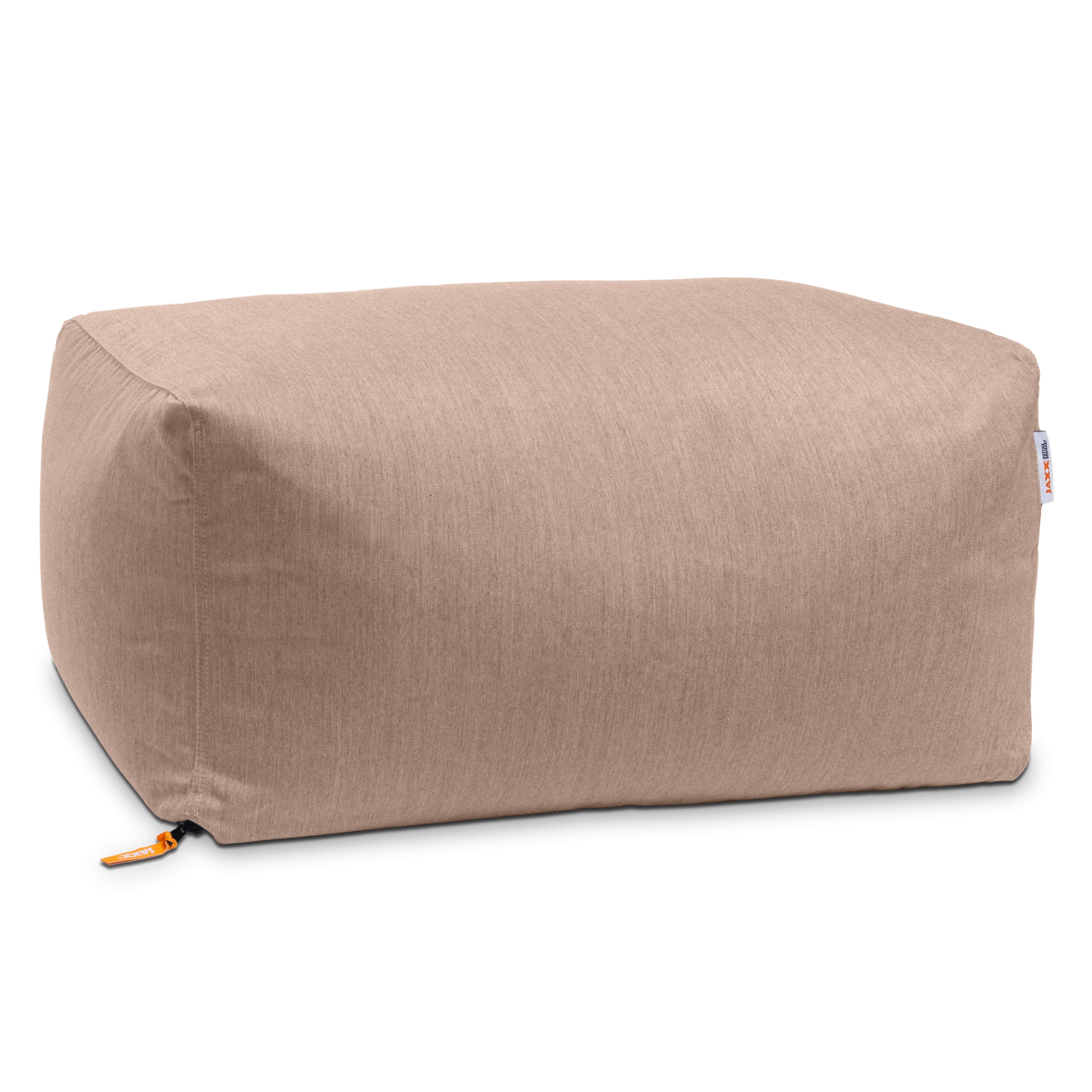Jaxx Leon Outdoor Bean Bag Ottoman, Petal