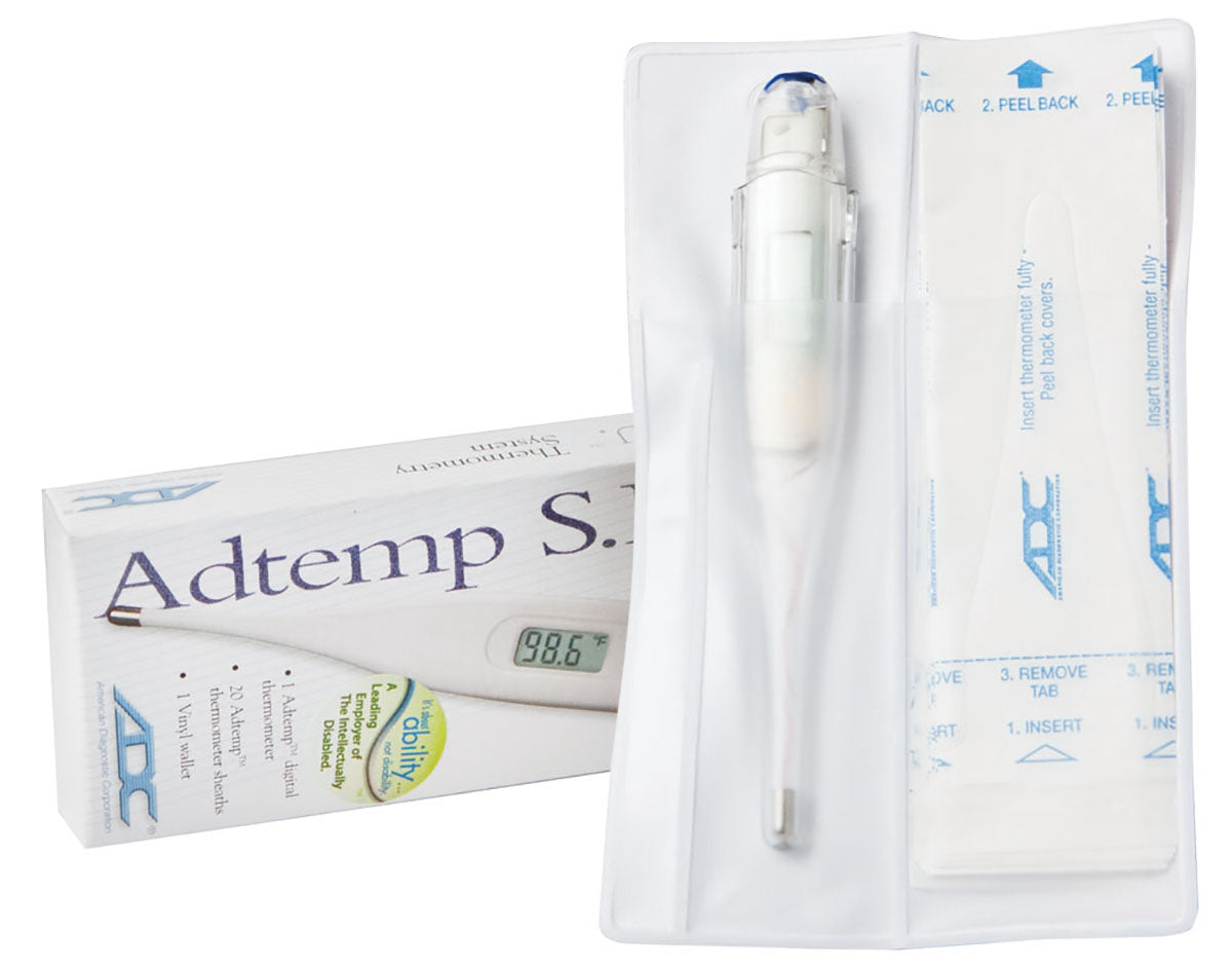 ADC Adtemp 60 Second Digital Thermometer, Case of 20
