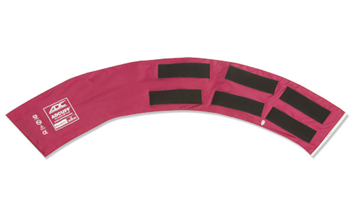 ADC Bariatric Adcuff Sphyg Cuff, 2 Tube, Burgundy