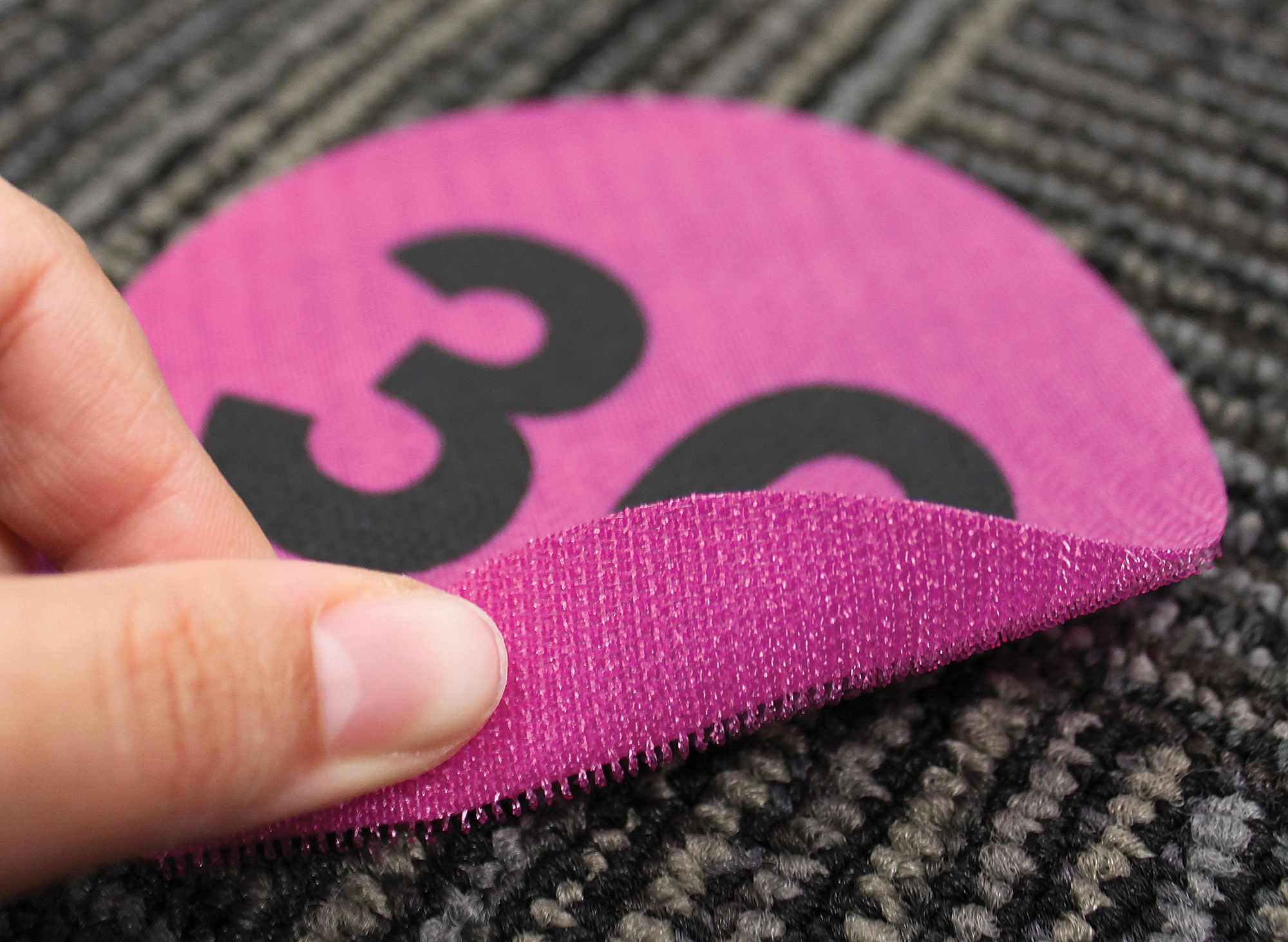 Spot On® Carpet Markers Numbers 1–36 - 4"