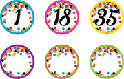 Confetti Numbers Magnetic Accents
