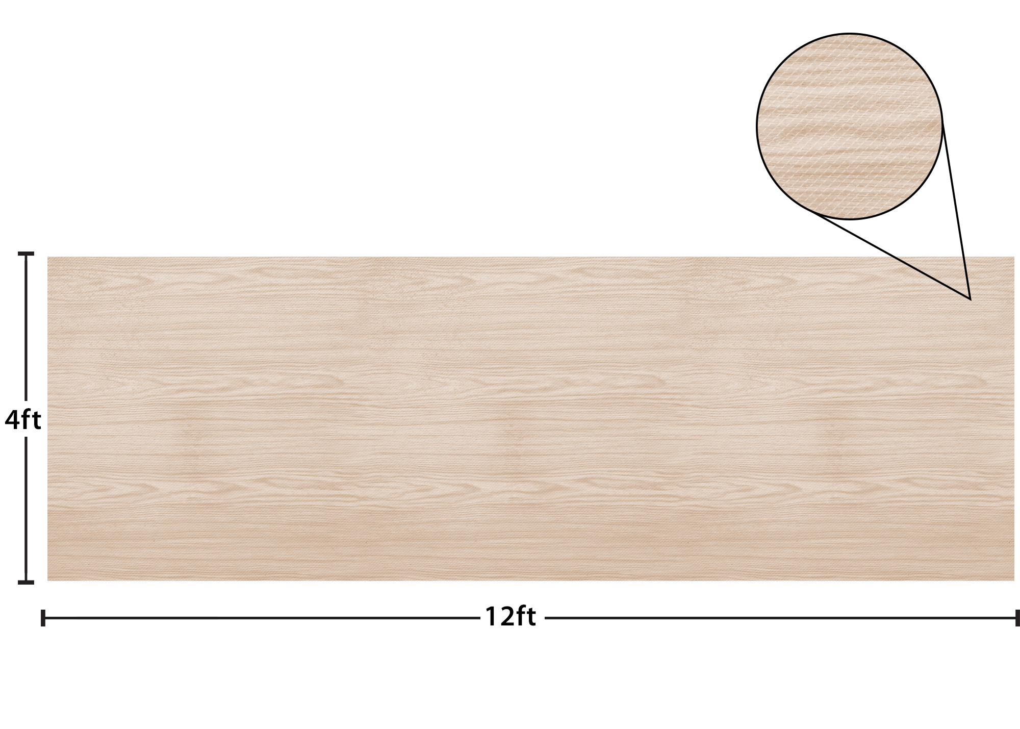 Light Maple Wood Better Than Paper® Bulletin Board Roll