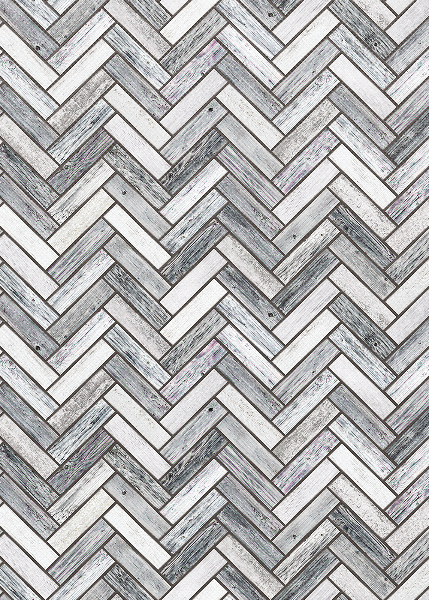 White & Gray Wood Herringbone Better Than Paper® Bulletin Board Roll