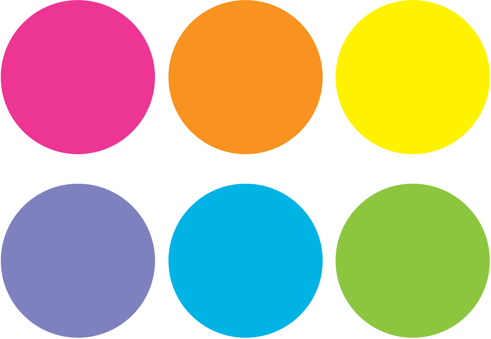 Spot On® Carpet Markers Bright Circles - 4"