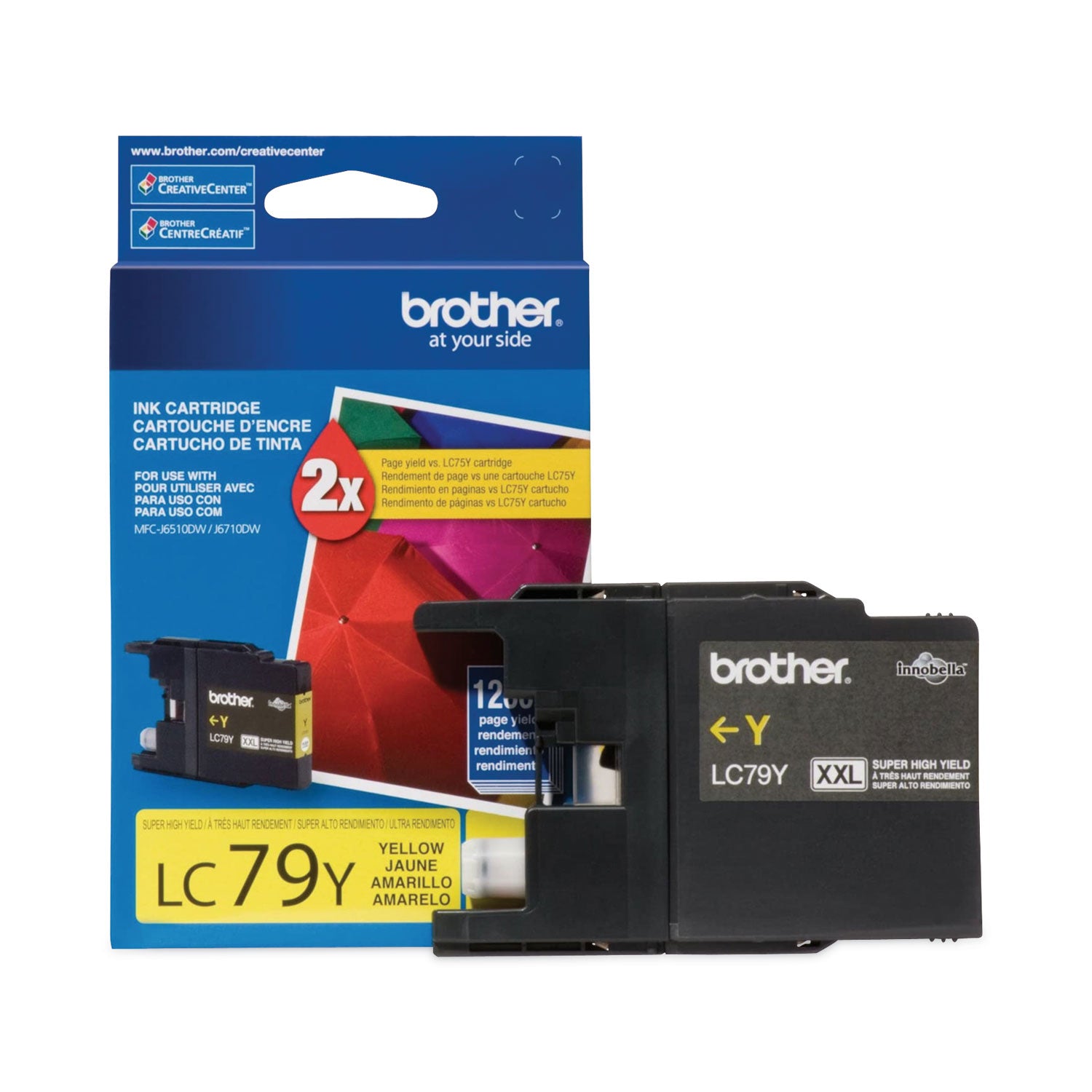 Brother Innobella LC79Y Original Inkjet Ink Cartridge - Yellow - 1 Each
