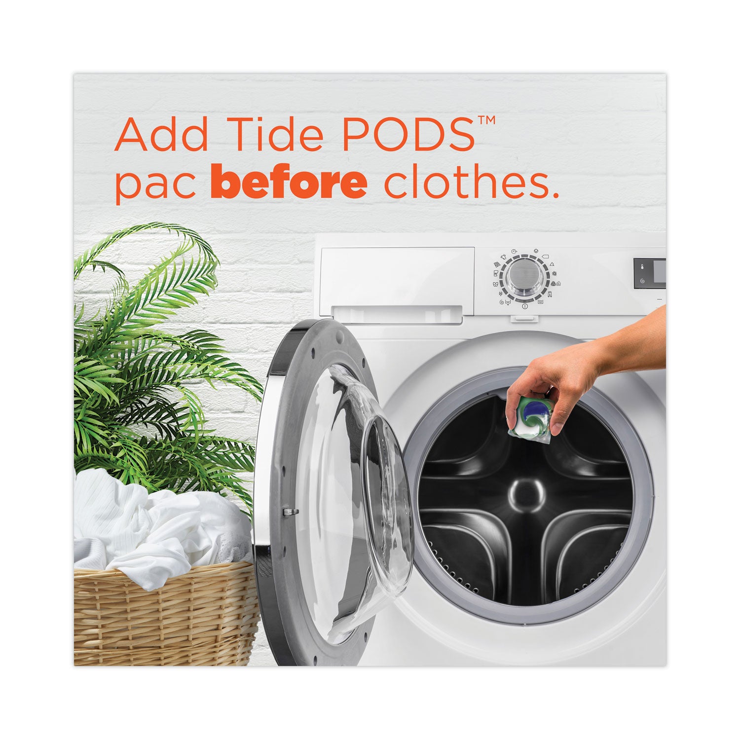 Tide Pods Laundry Detergent, Original Fresh Scent, Concentrated, Orange, 112 Pods per Pack