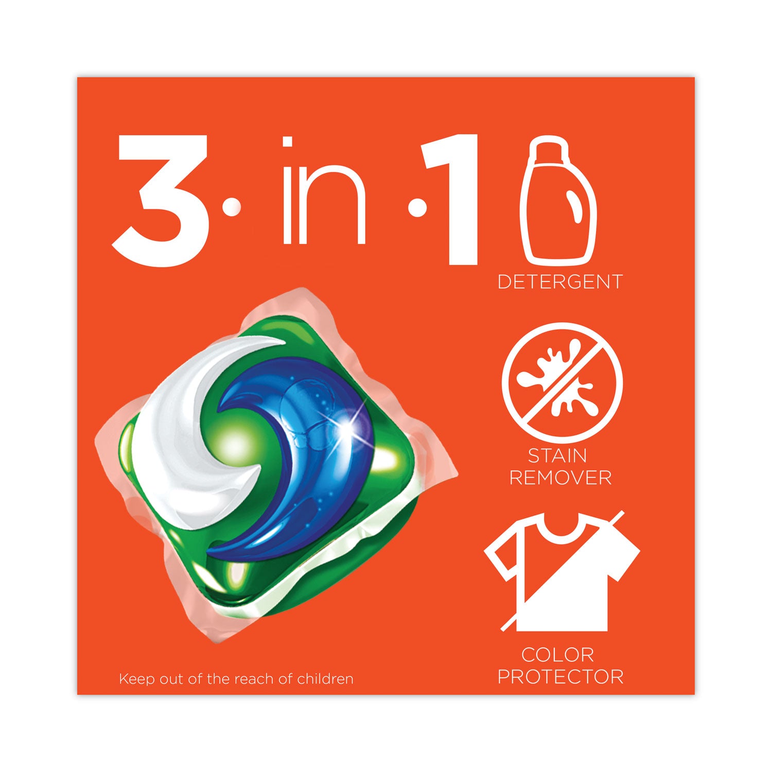 Tide Pods Laundry Detergent, Original Fresh Scent, Concentrated, Orange, 112 Pods per Pack