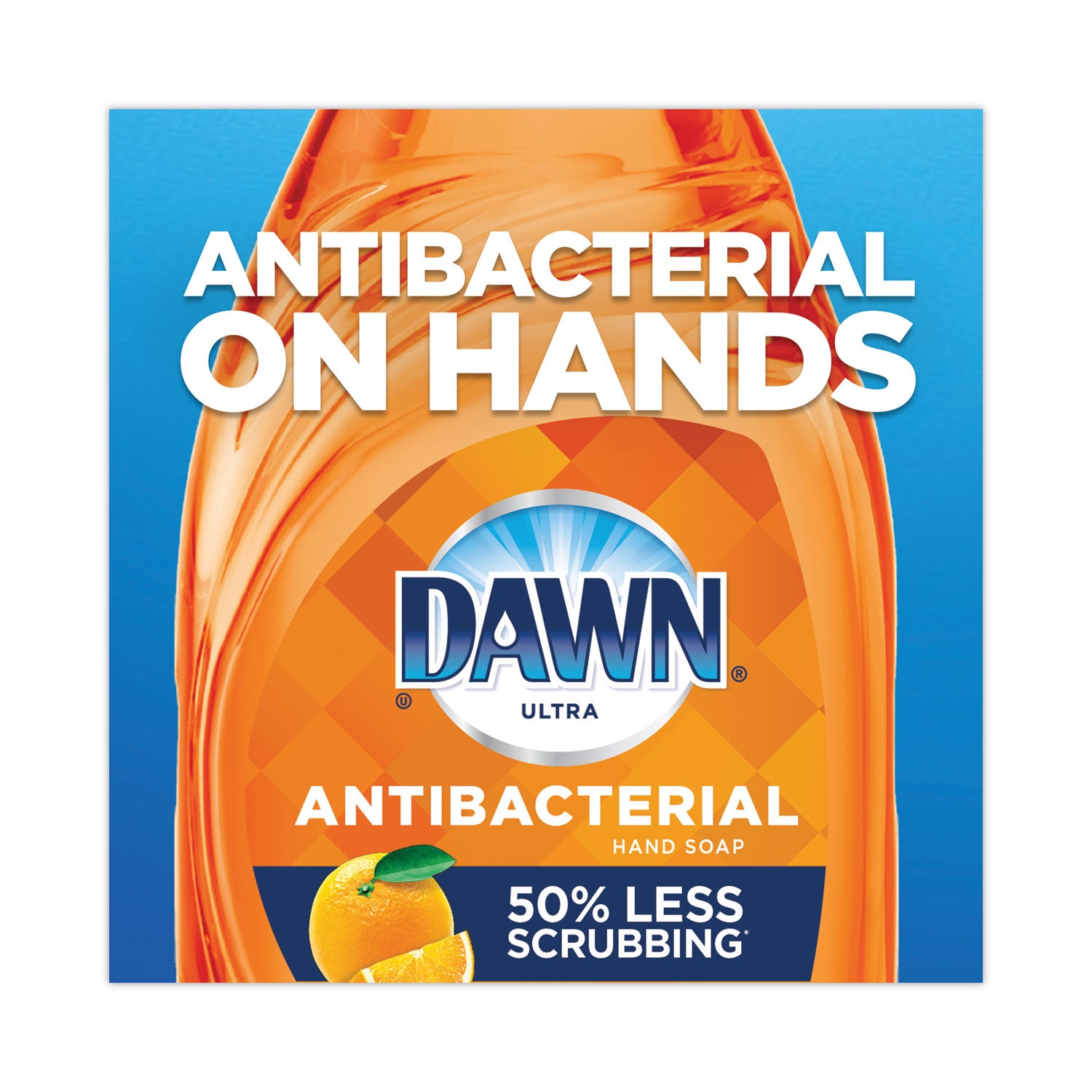 Dawn Antibacterial Dish Soap, Citrus Scent, 38 fl oz, Orange, 1 Each