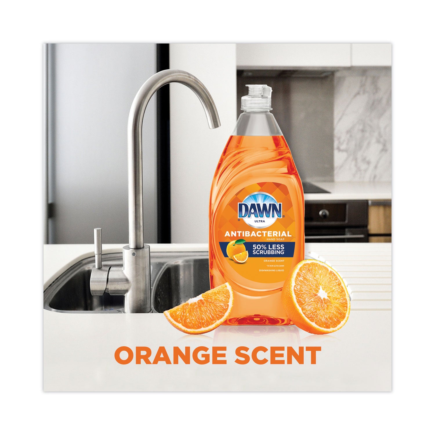 Dawn Antibacterial Dish Soap, Citrus Scent, 38 fl oz, Orange, 1 Each