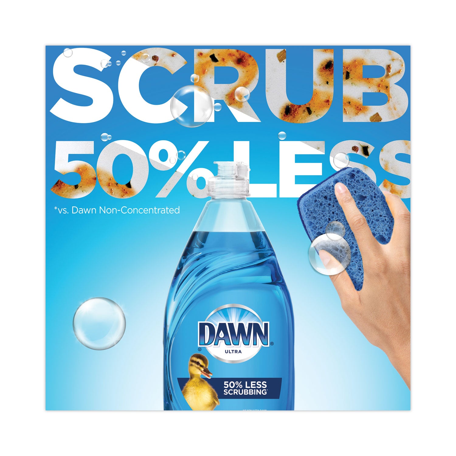 Dawn Ultra Dish Liquid Soap, Blue, Liquid, 38 fl oz (1.2 quart), 1 Bottle