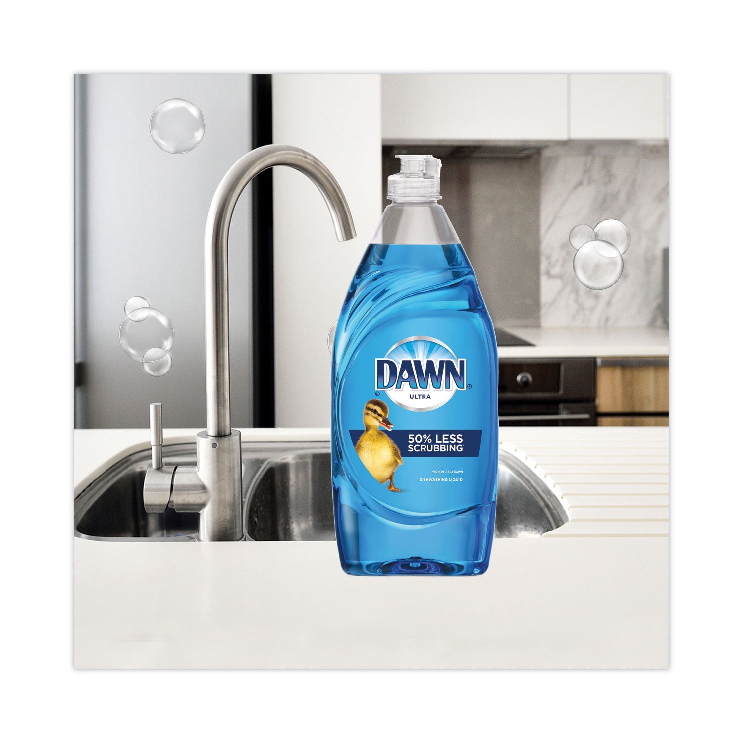 Dawn Ultra Dish Liquid Soap, Blue, Liquid, 38 fl oz (1.2 quart), 1 Bottle