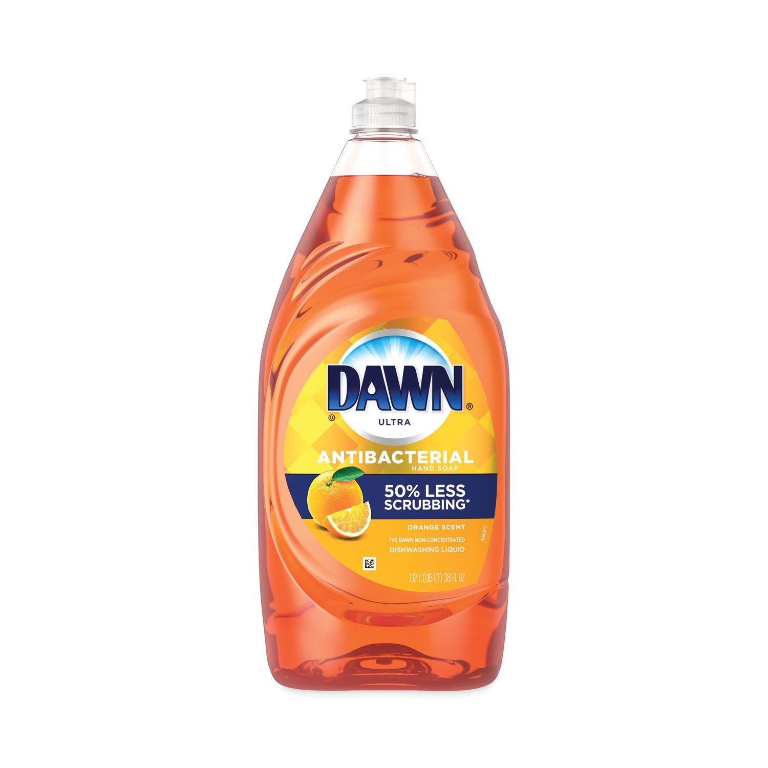 Dawn Antibacterial Dish Soap, Citrus Scent, 38 fl oz, Orange, 1 Each
