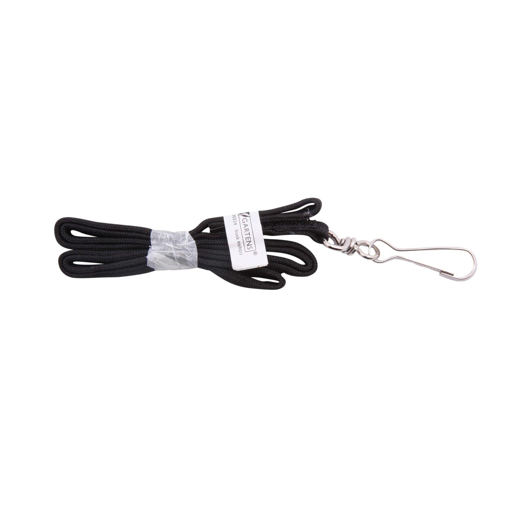 Hook & Loop Breakaway Safety Lanyard, Flat Style, Black