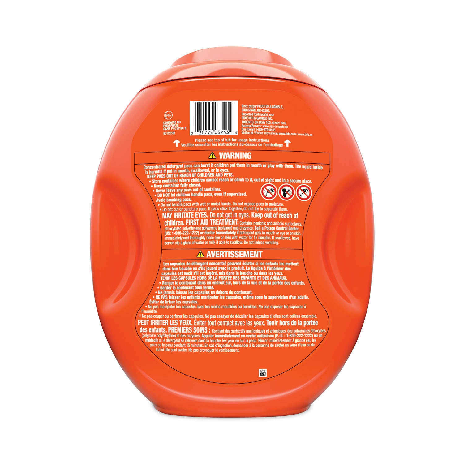 Tide Pods Laundry Detergent, Original Fresh Scent, Concentrated, Orange, 112 Pods per Pack