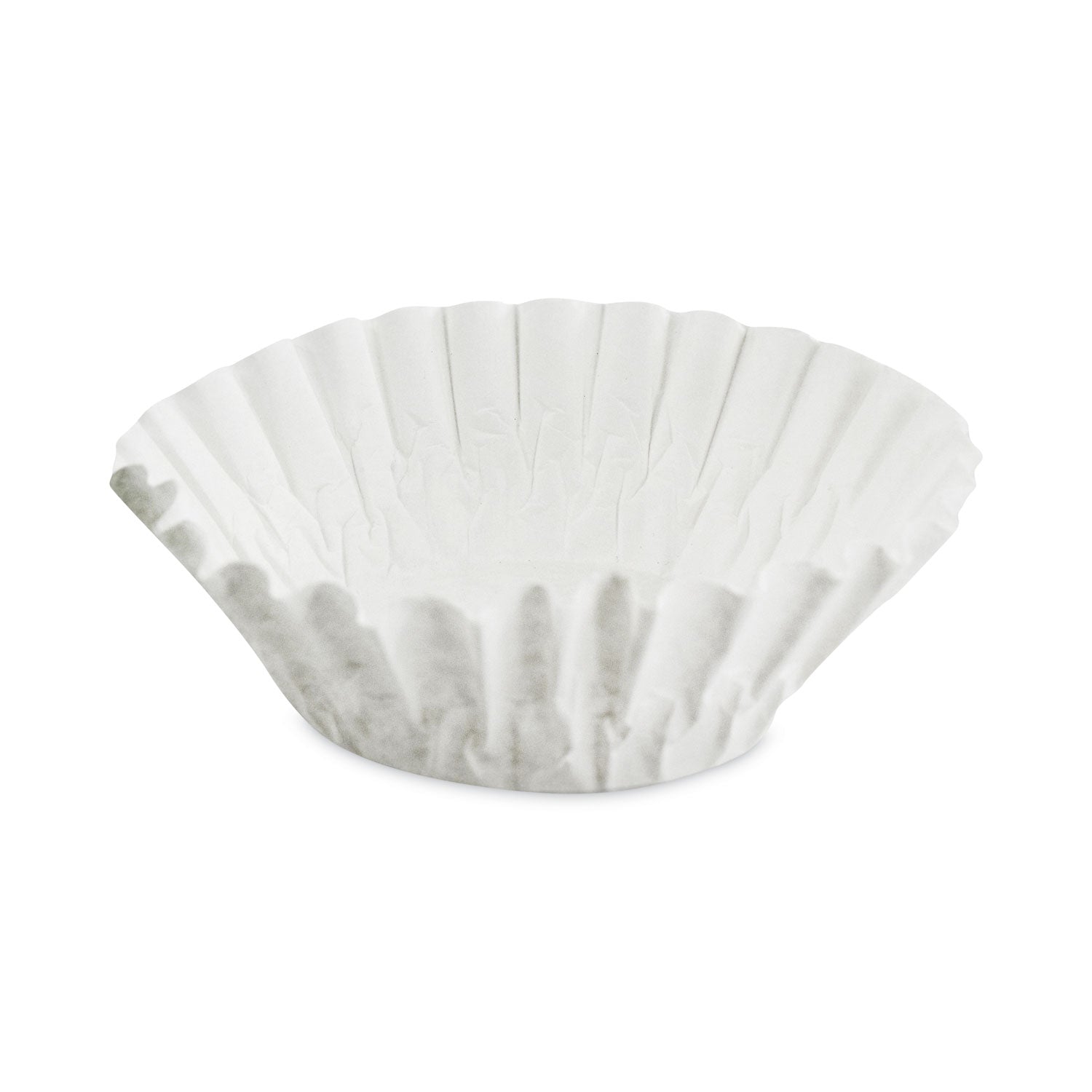 Basket Filters For Drip Coffeemakers, 10 To 12 Cup Size, White, 200/pack